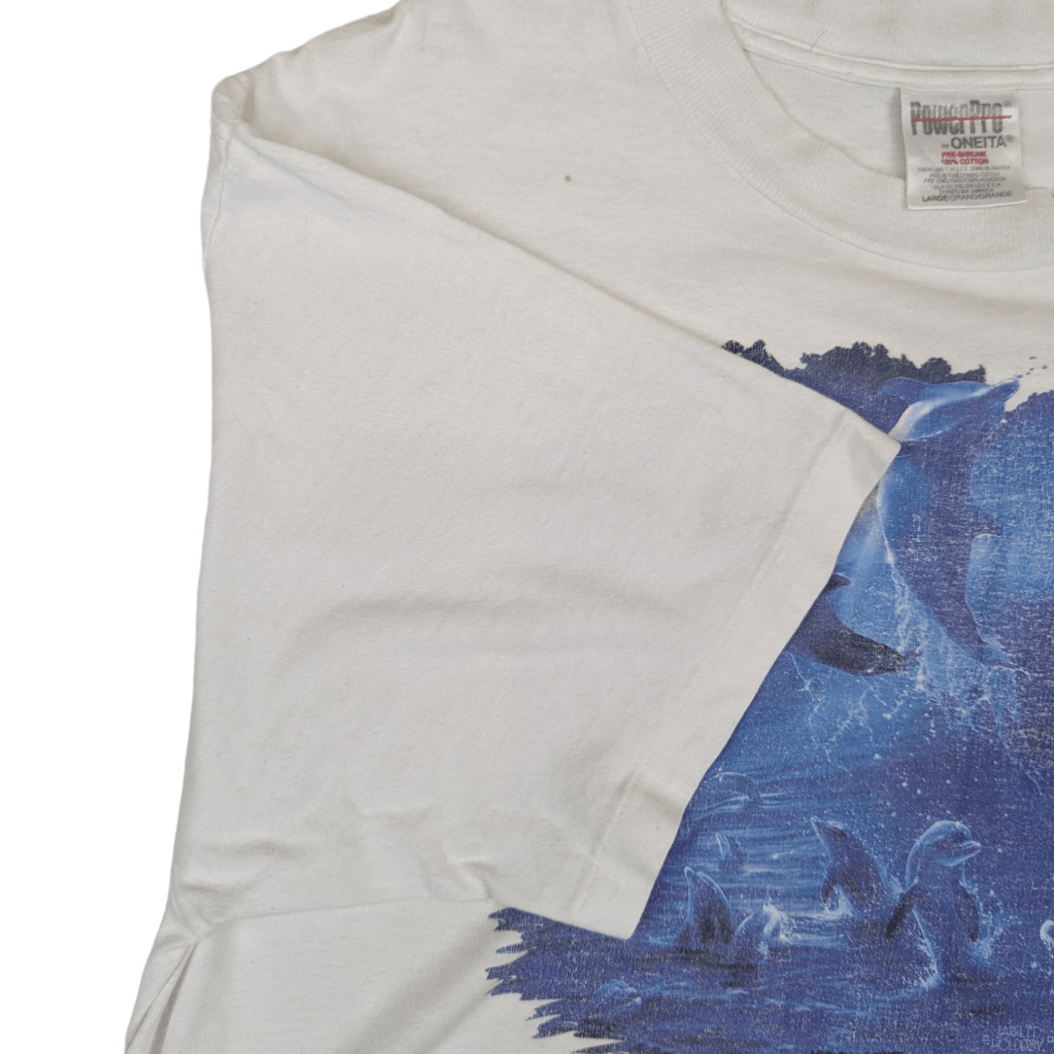 Vintage 90's BOYS NIGHT OUT Dolphins Guam T Shirt Single Stitches Size US L / EU 52-54 / 3 - 8 Thumbnail