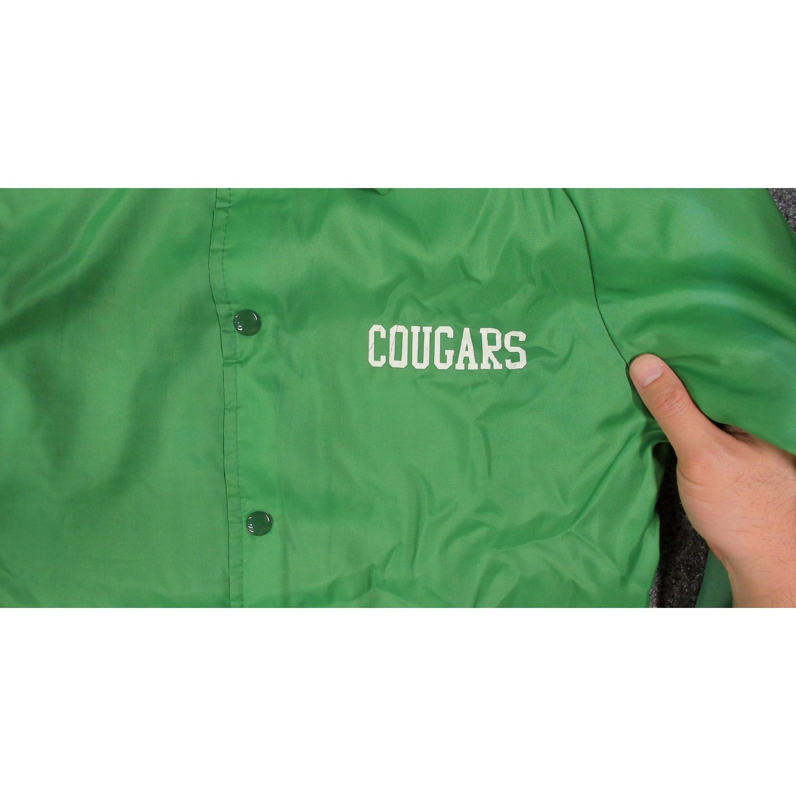 Chalk Line Chalk Line 1980s Sun Faded Oversized Coach Jacket Green Size US S / EU 44-46 / 1 - 16 Thumbnail