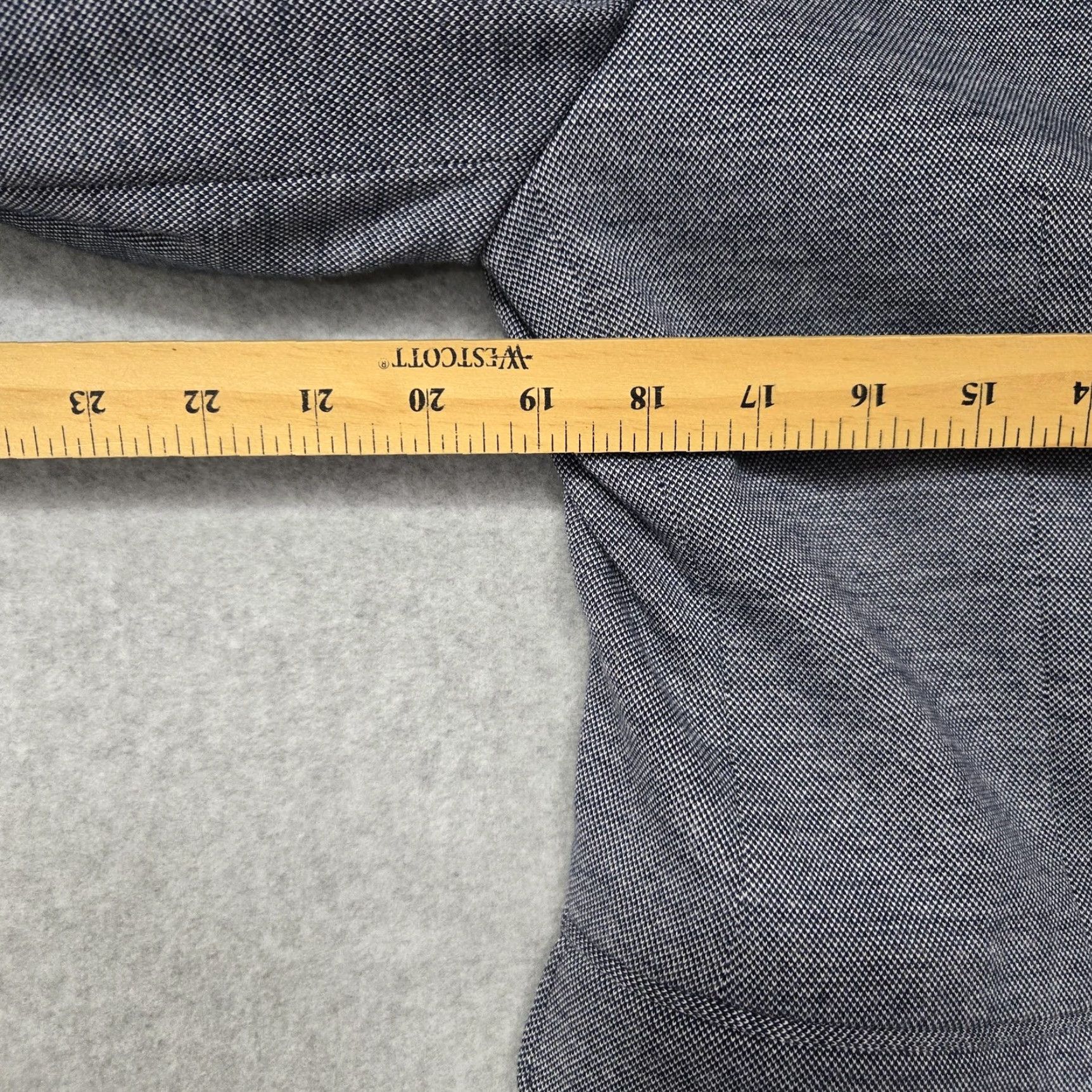 Express Express Photographer Blazer Mens 40 Regular Gray Fitted Sport Coat Jacket Two Button Size 40R - 7 Thumbnail