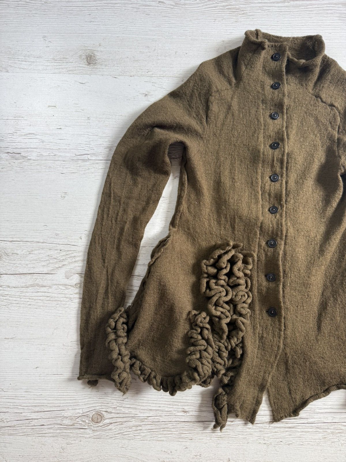 Rundholz Rundholz cardigan avangarde wool Size S / US 4 / IT 40 - 3 Thumbnail