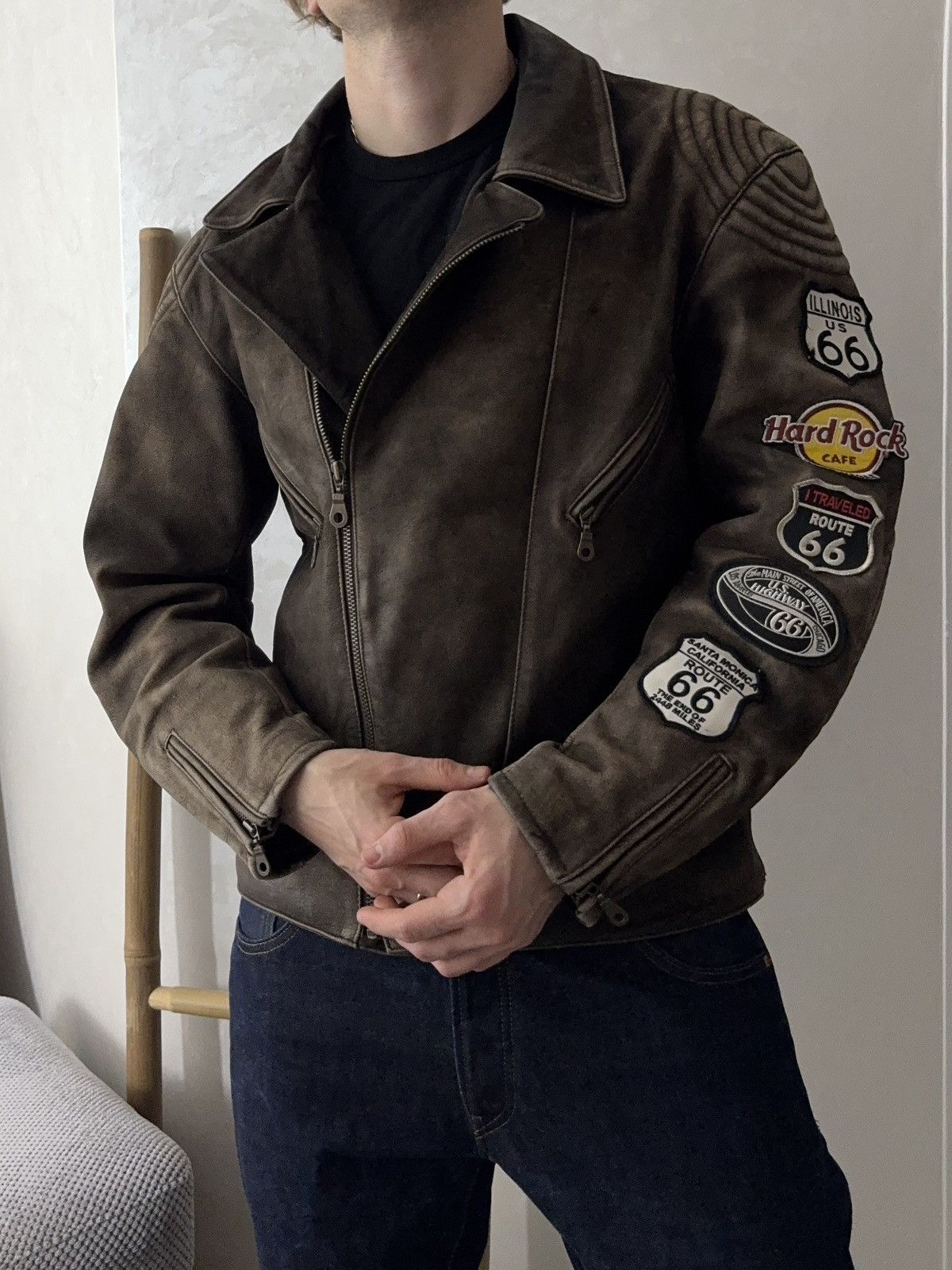 Genuine Leather Polo Motorcycles Vintage Leather Jacket Size US L / EU 52-54 / 3 - 1 Thumbnail