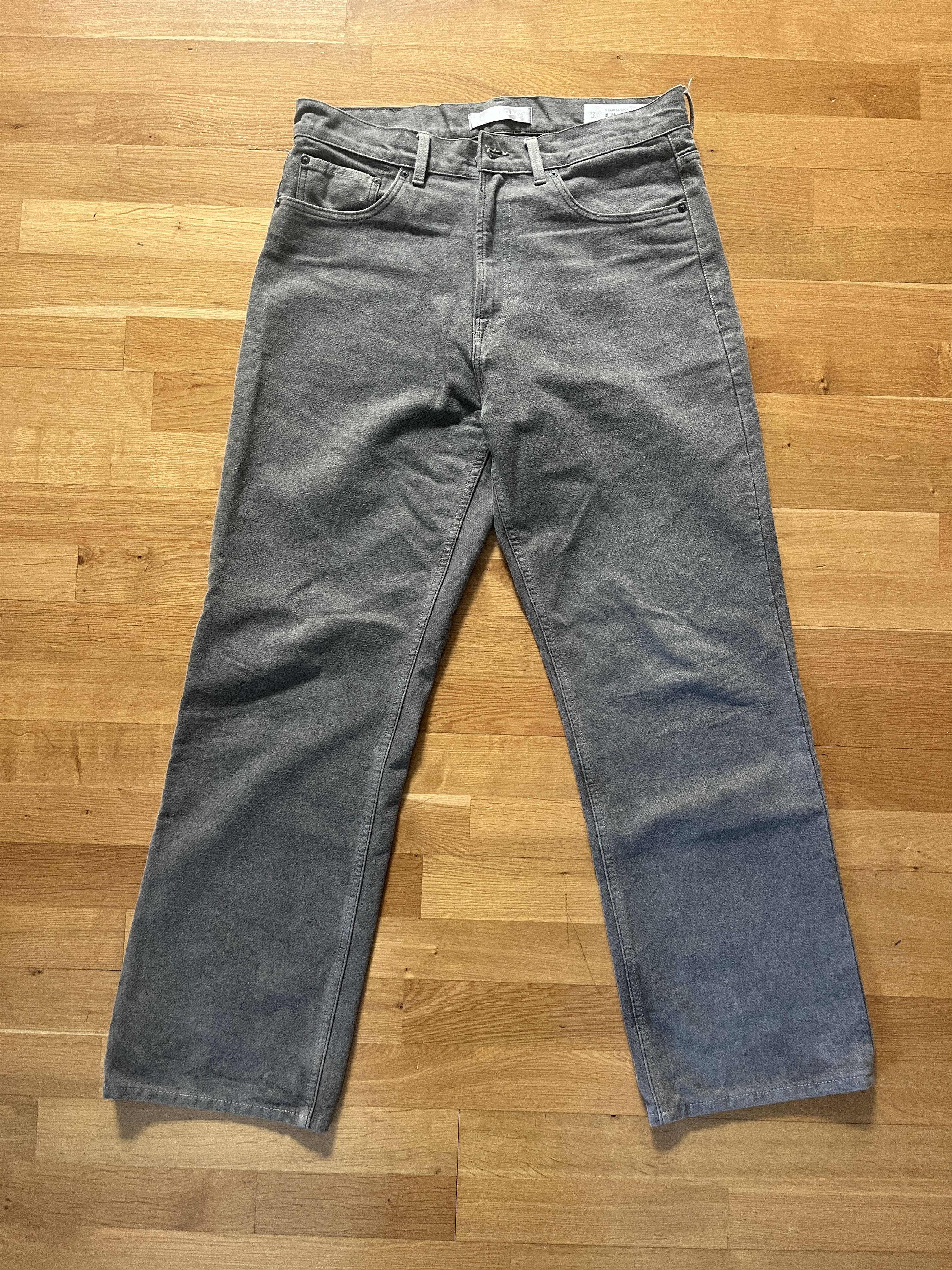 Our Legacy Third Cut Denim - Attic Carbon Wash Canvas | Grailed