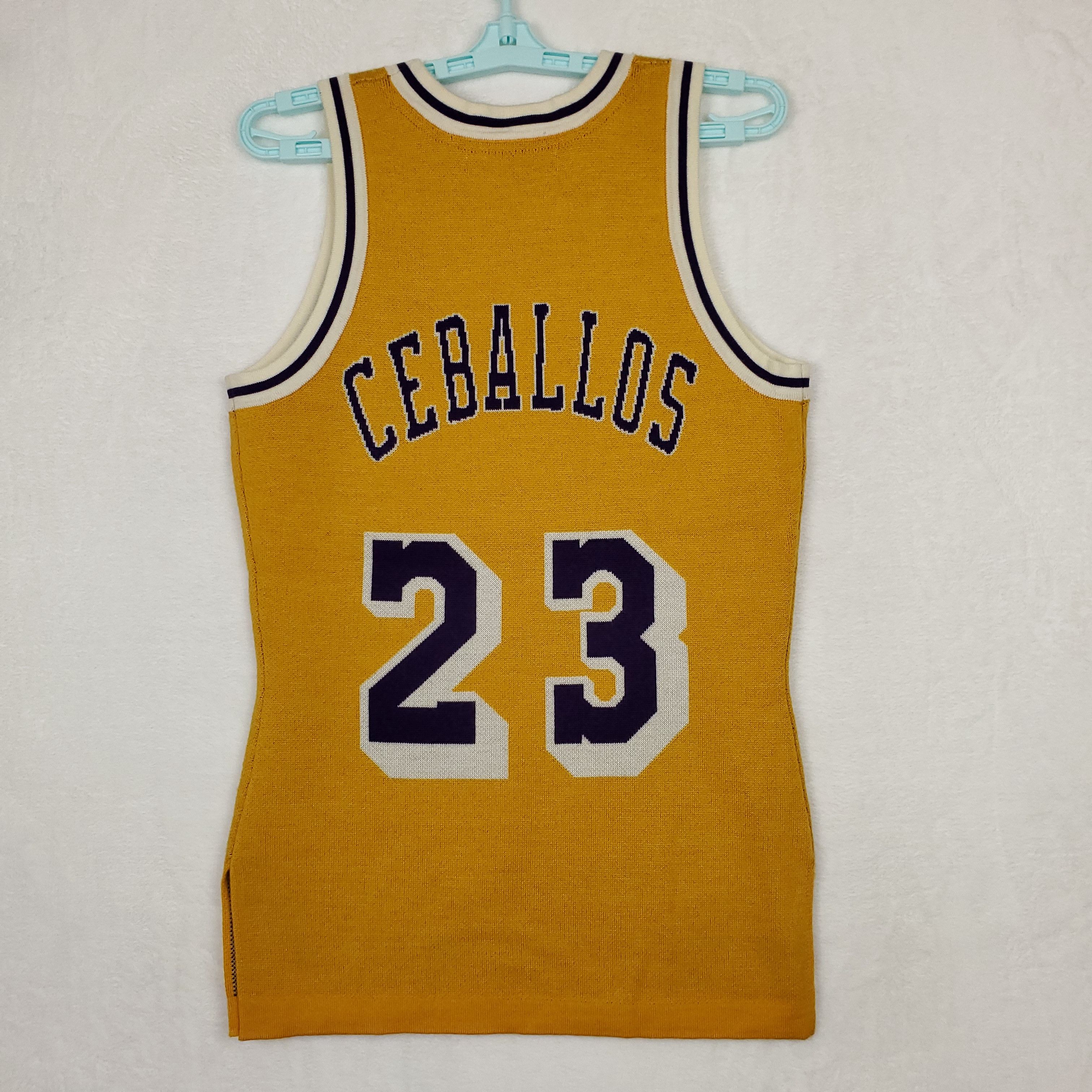 CLOT × Mitchell & Ness Cedric Ceballos LA Lakers Mitchell & Ness Knit Jersey XSmall Size US XS / EU 42 / 0 - 7 Thumbnail