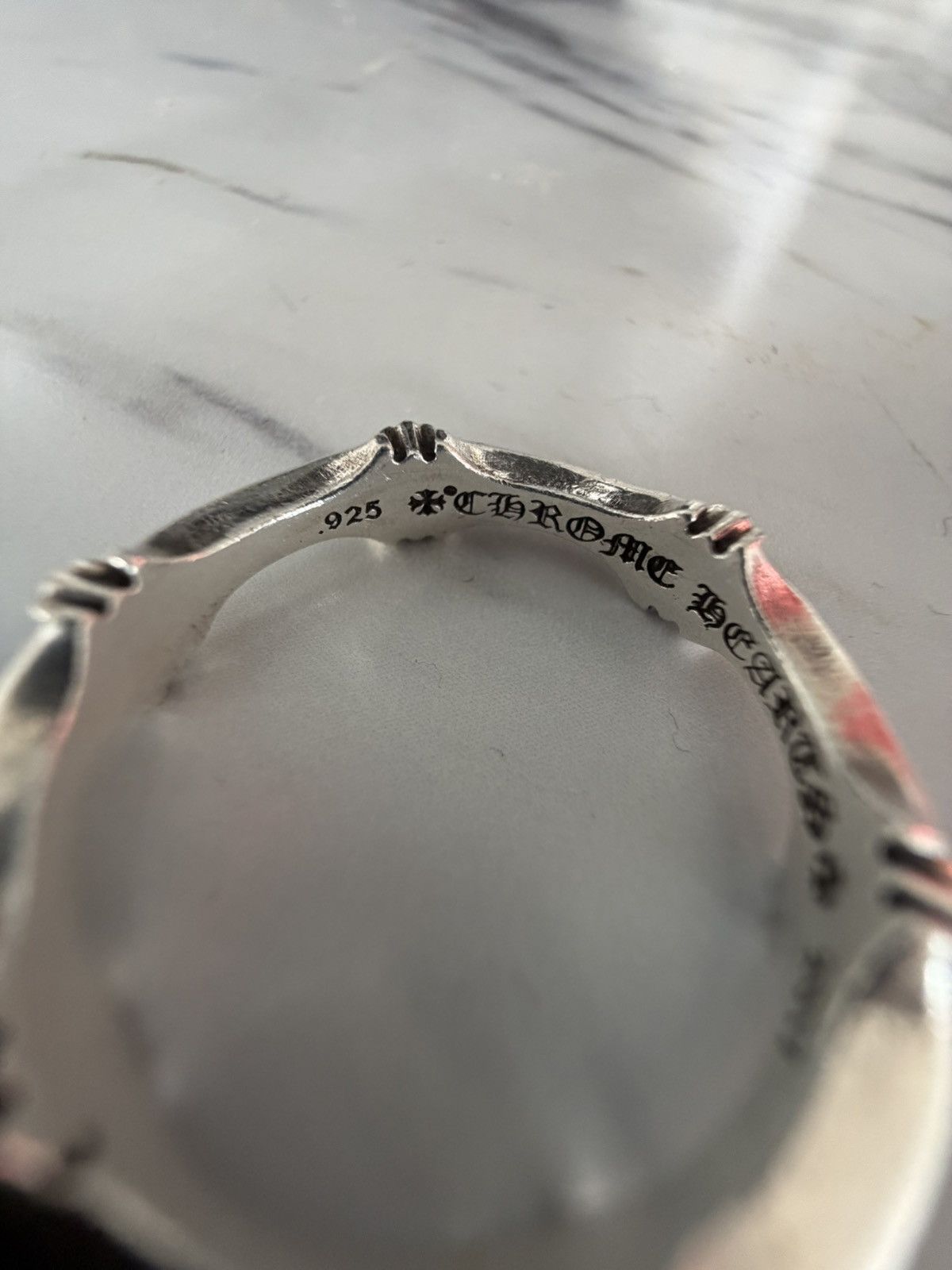 Chrome Hearts Chrome Hearts Plus Bone Ring Size ONE SIZE - 6 Thumbnail