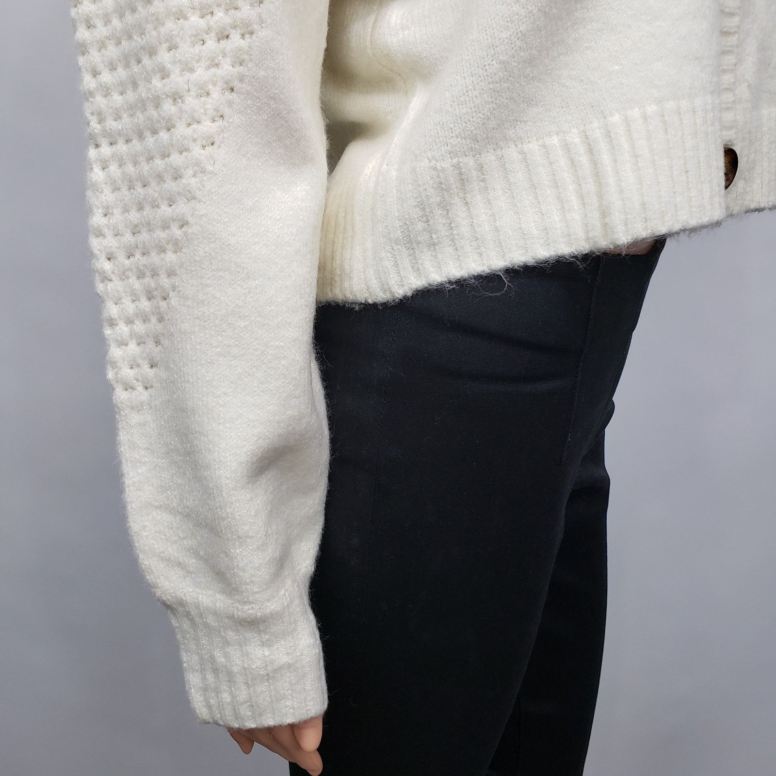 Lulus NWOT Lulus Warming Up to You Knit Cropped Cardigan Sweater Size M / US 6-8 / IT 42-44 - 10 Thumbnail
