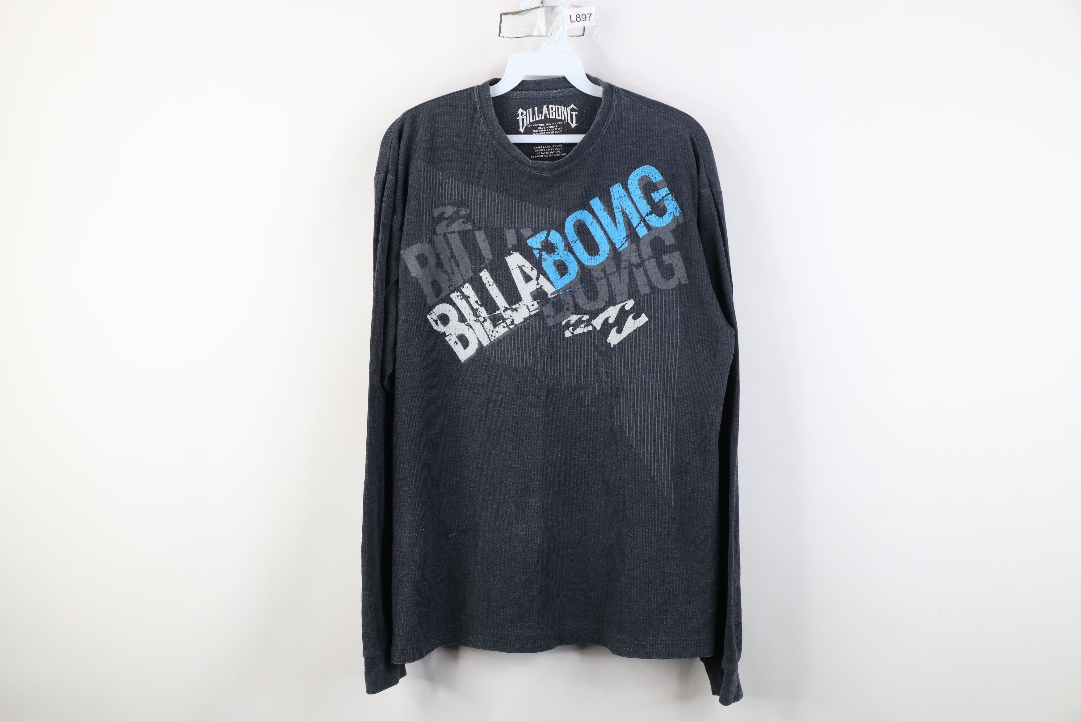 Billabong Vintage Y2K Billabong Surfing Knit Long Sleeve T-Shirt Size US L / EU 52-54 / 3 - 1 Thumbnail