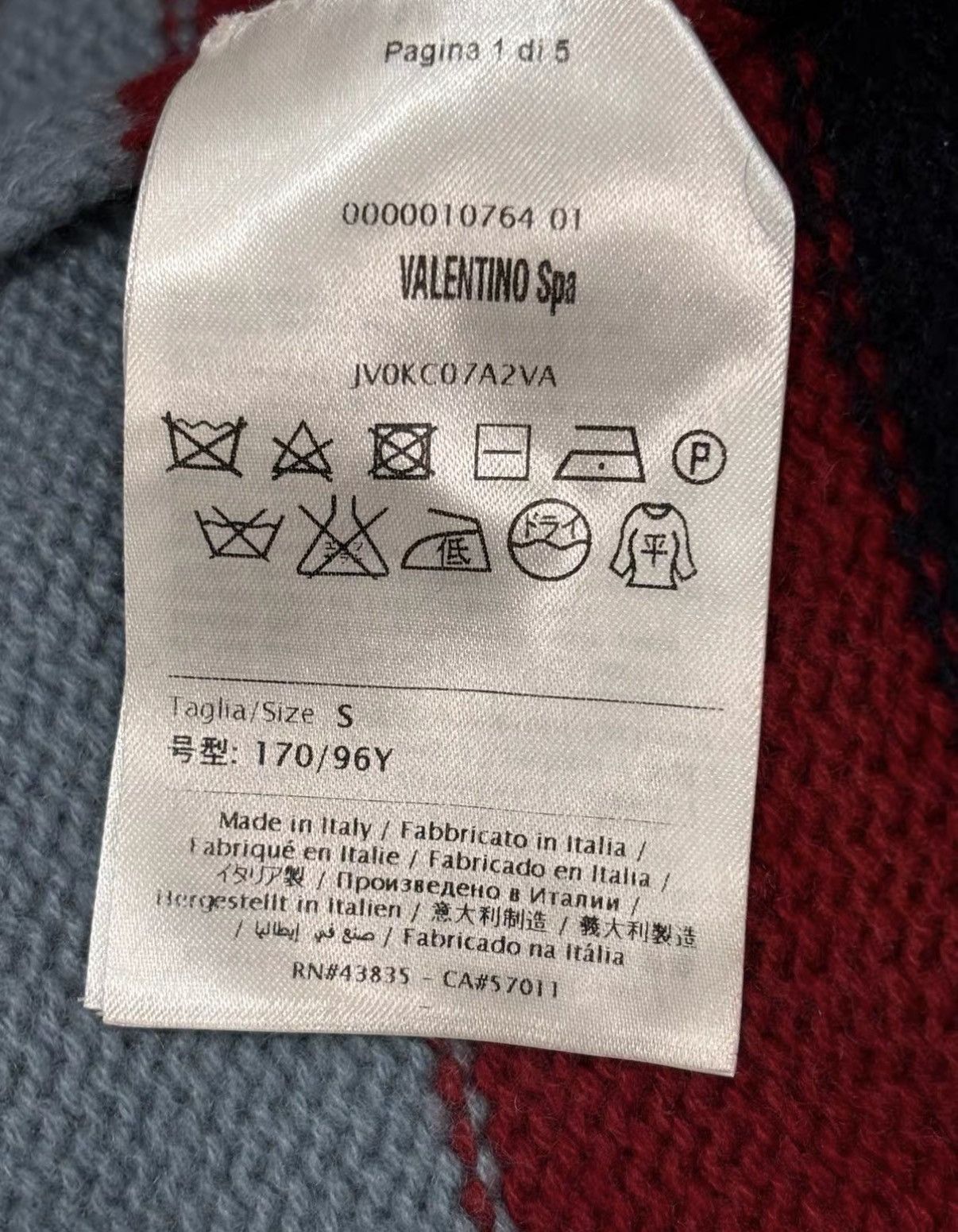 Valentino Valentino Cashmere Sweater J2 Size US S / EU 44-46 / 1 - 5 Thumbnail