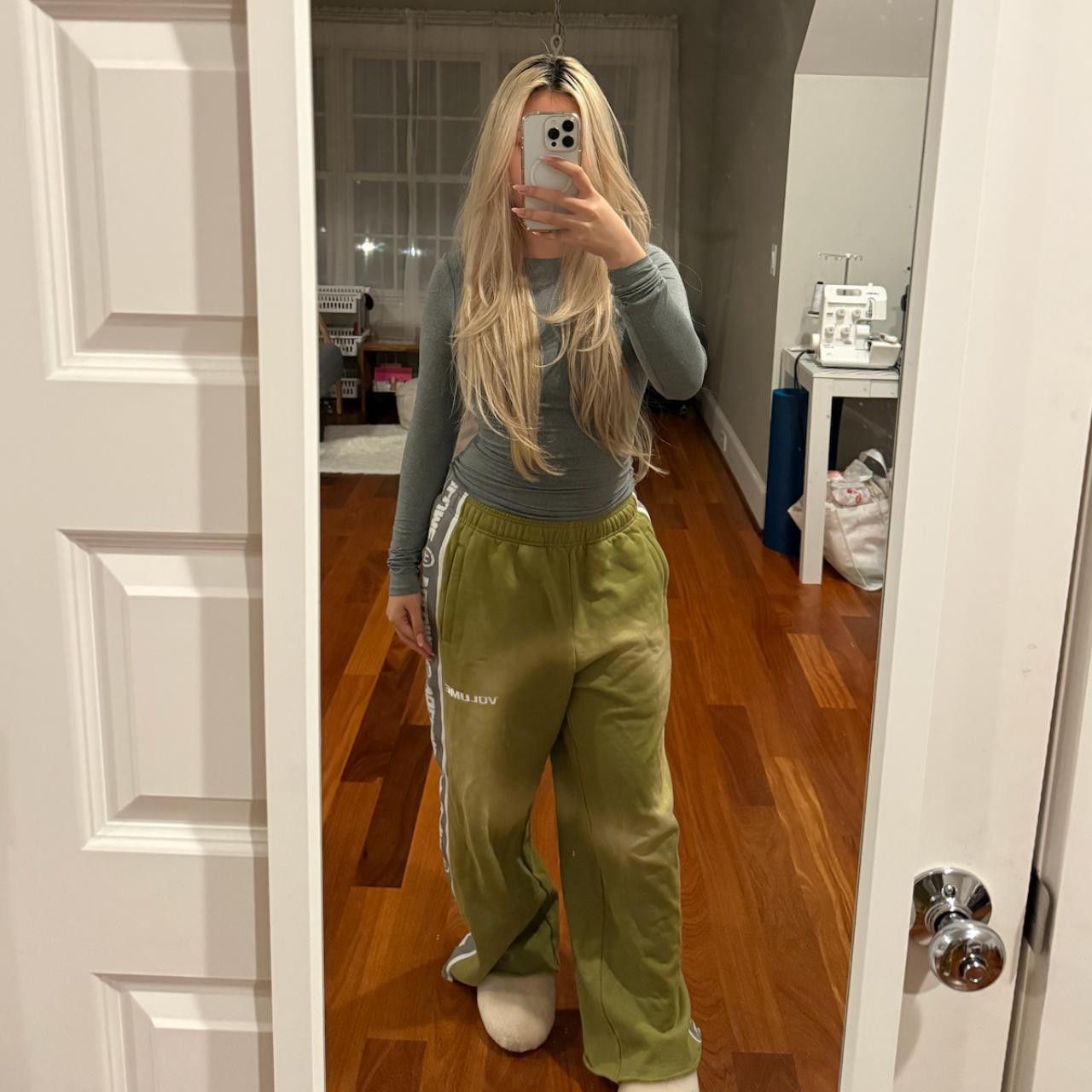 Other vlmeapparel vintage washed wide leg sweatpants Size US 30 / EU 46 - 2 Thumbnail
