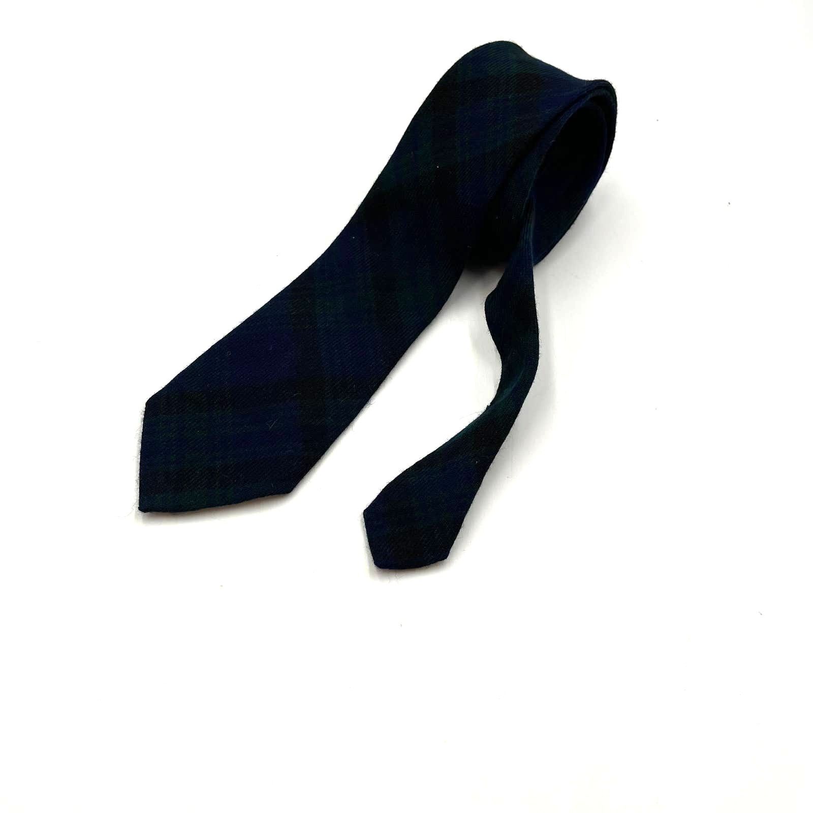 Vintage Lochcarron Scottish Wool Plaid Tie Blackwatch Tartan Vintage Size ONE SIZE - 5 Thumbnail