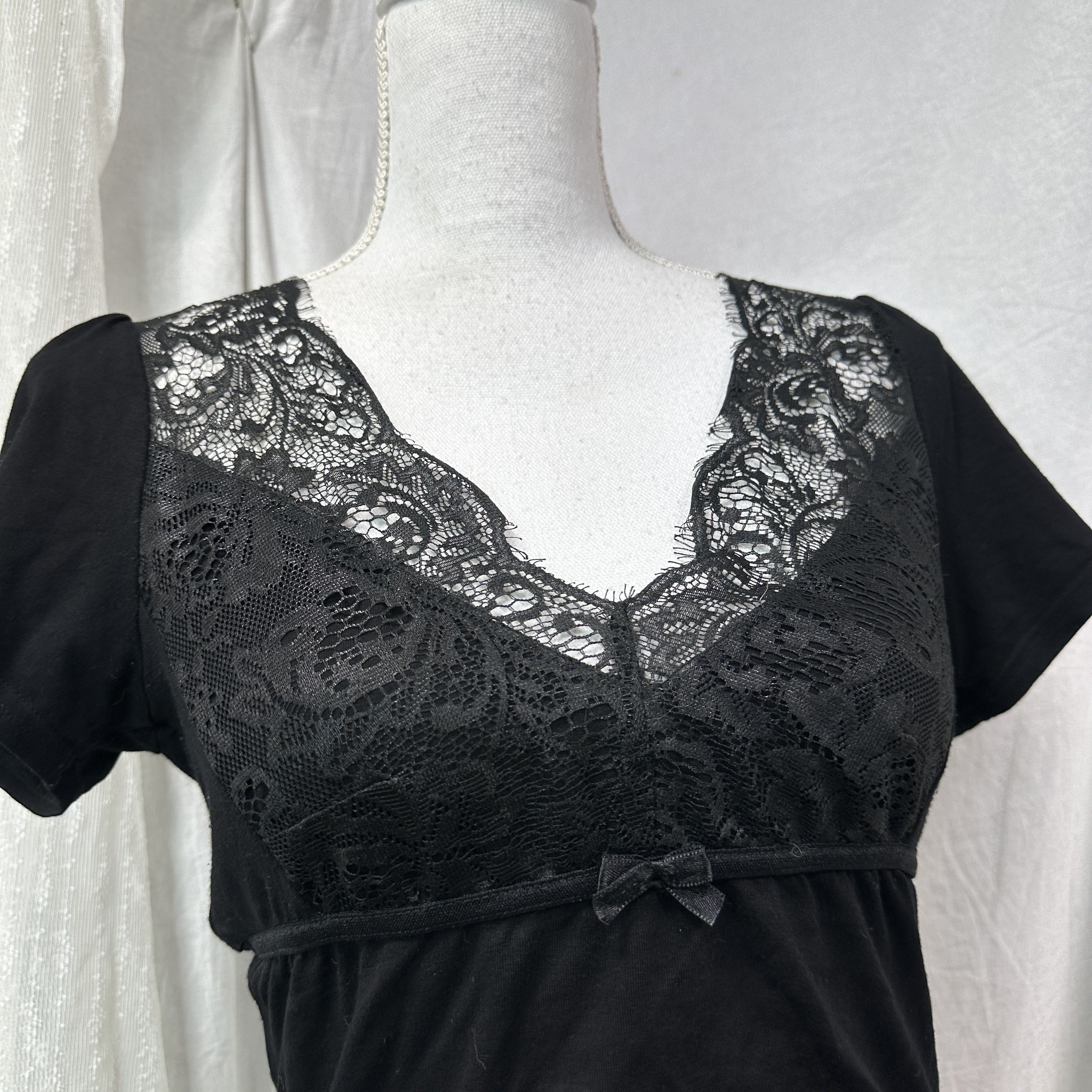 Vintage Vintage Avant Garde Grunge Lace Vive Maria Top Y2K Size S / US 4 / IT 40 - 5 Thumbnail