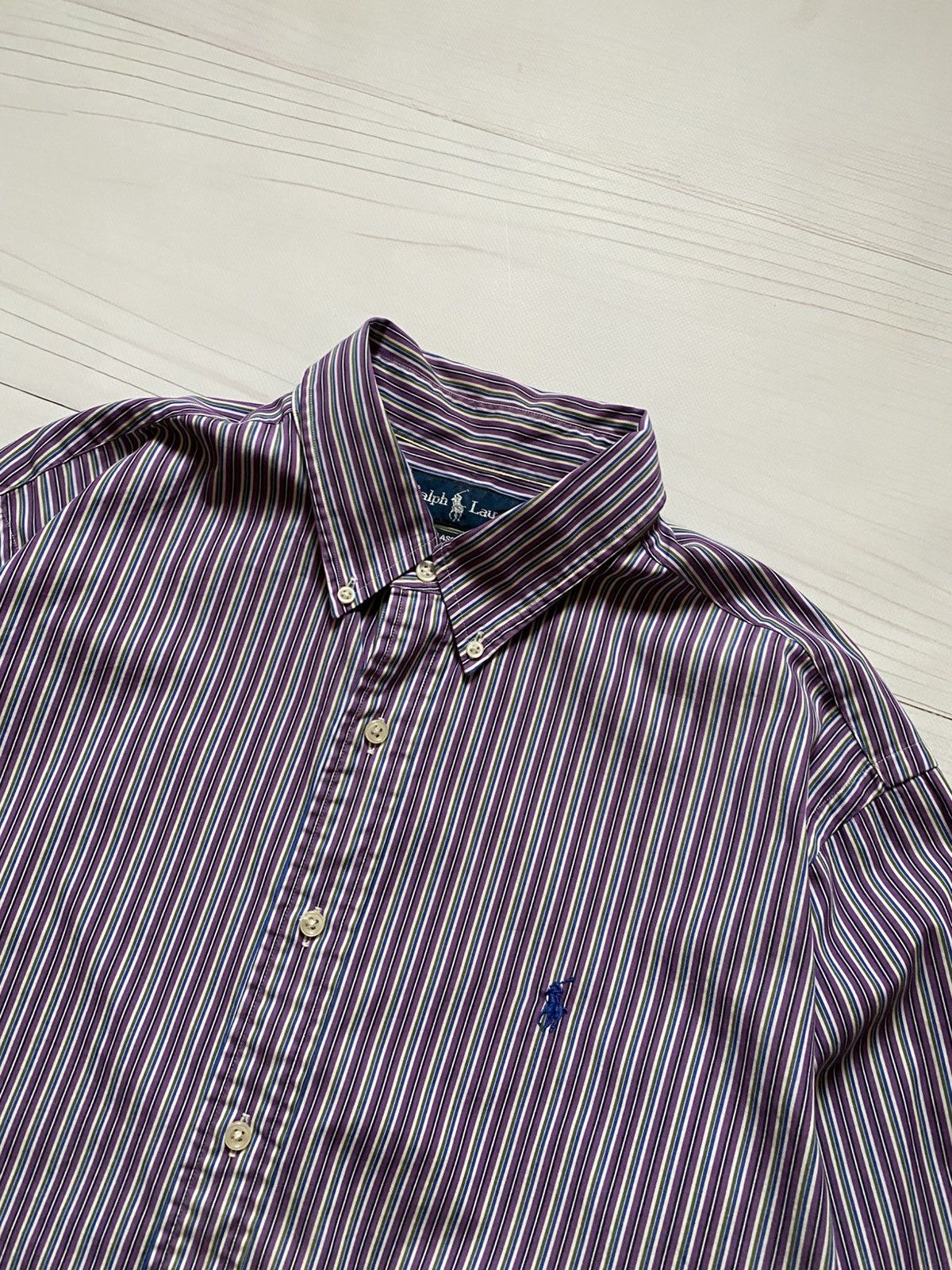 Polo Ralph Lauren Vintage Polo Ralph Lauren striped classic button up shirt Size US XXL / EU 58 / 5 - 6 Thumbnail