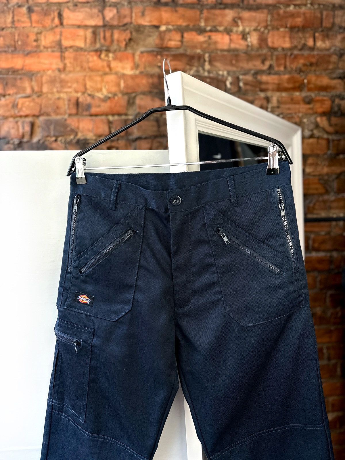 Dickies NEW Men’s Workwear Cargo Pants Dickies Dark Blue Size: 32 S Size US 31 - 2 Thumbnail