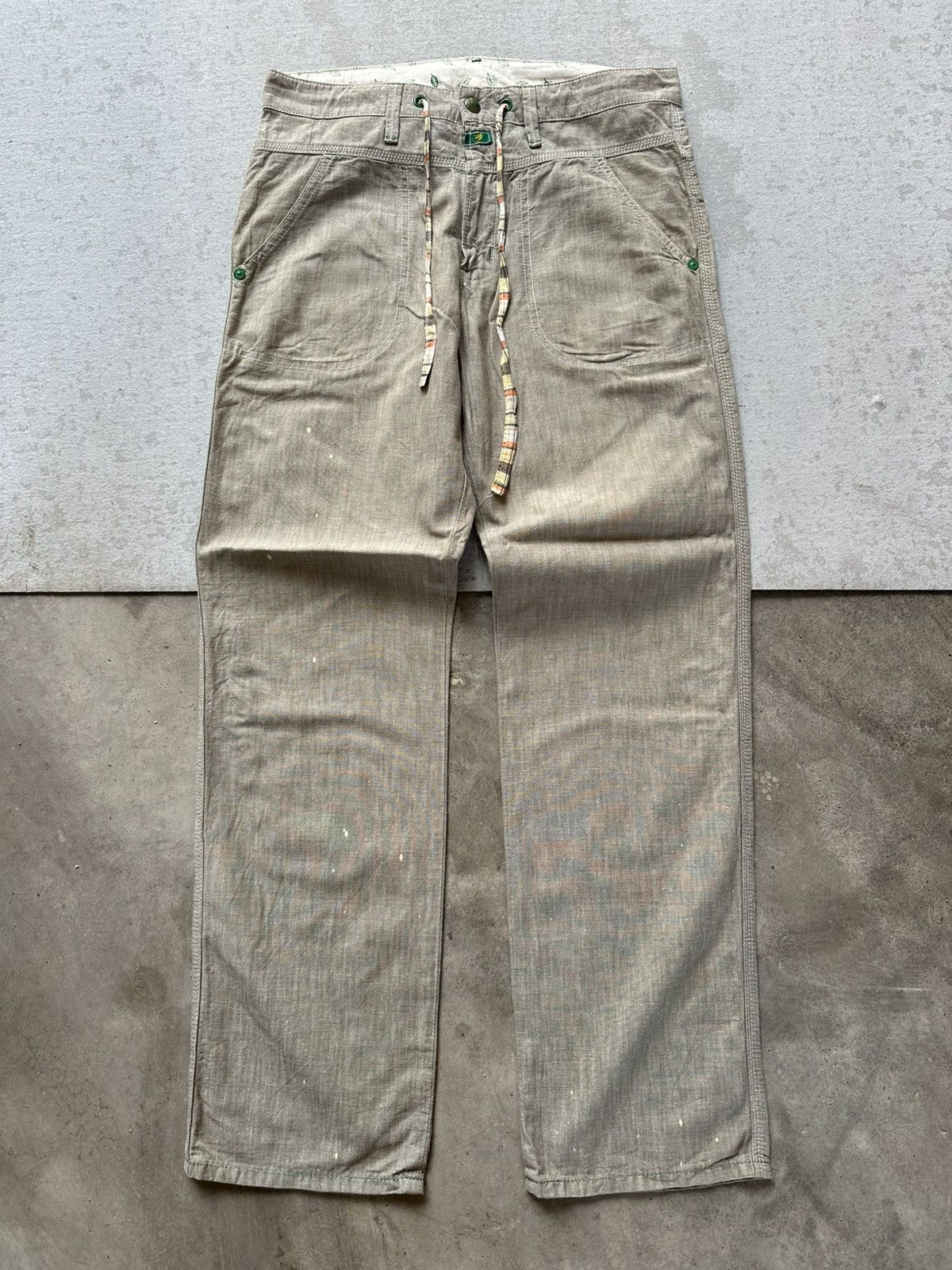 Vintage 702RS Vintage EDWIN TOKYO-JAPAN Jean Roll Ups Denim Pants Size US 33 - 1 Thumbnail