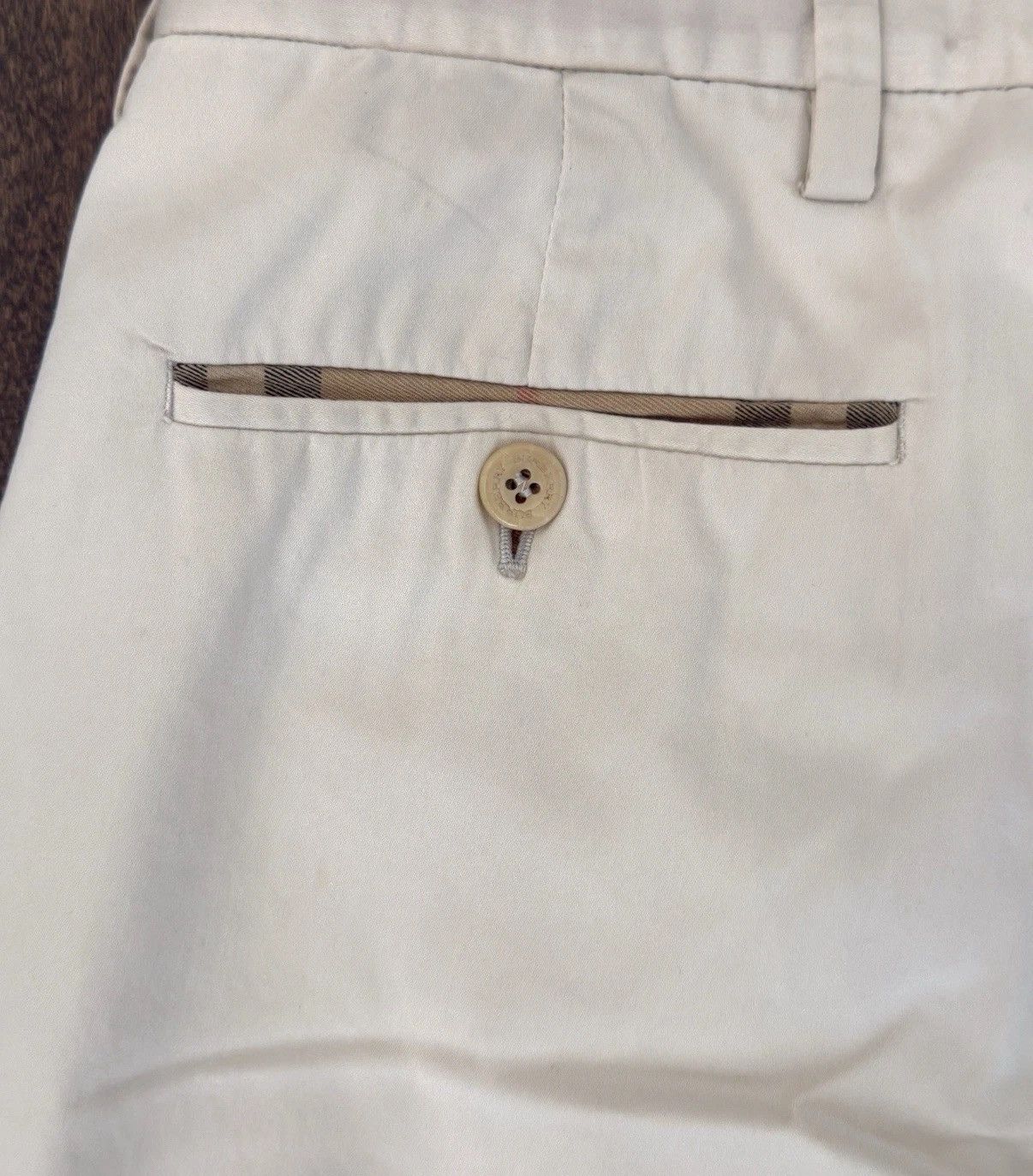 Burberry Vintage 90s Tan Burberry Golf Stretch Pants 32X27 Size US 32 / EU 48 - 8 Thumbnail