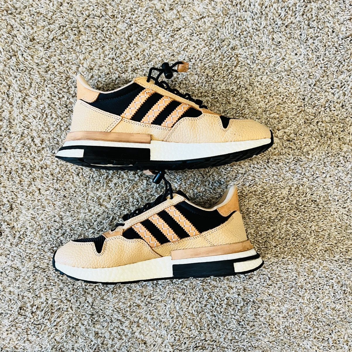 Adidas × Hender Scheme Adidas Hender Scheme ZX500 Black Tan Mens 8 Size US 8 / EU 41 - 4 Thumbnail