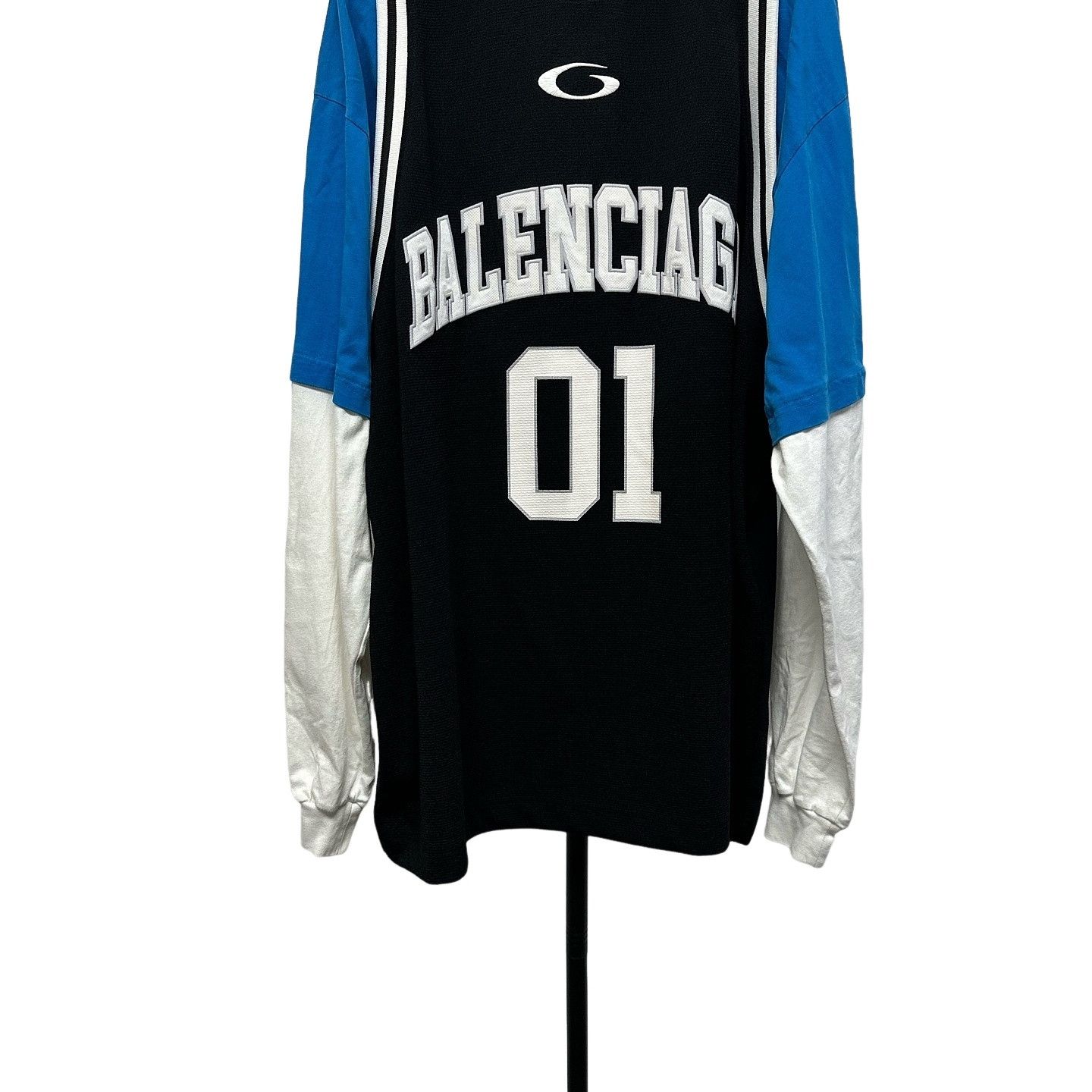 Balenciaga Balenciaga Archive Multi Logo Longsleeve Tee Shirt