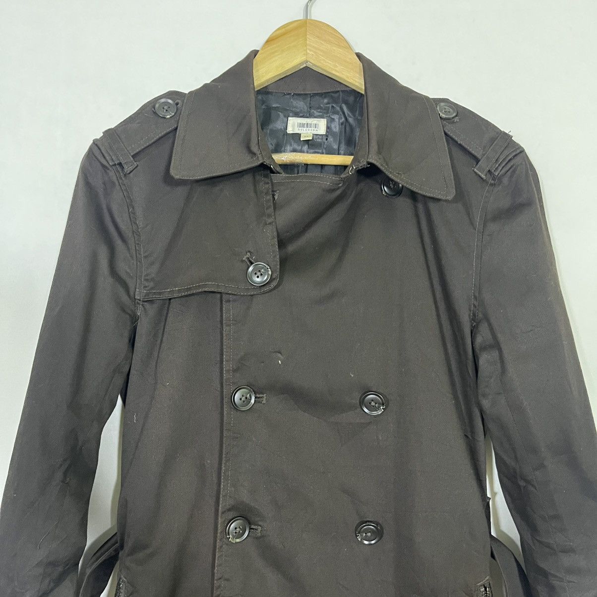 Delusion VINTAGE DELUSION BELTED TRENCH COAT Size US M / EU 48-50 / 2 - 2 Thumbnail