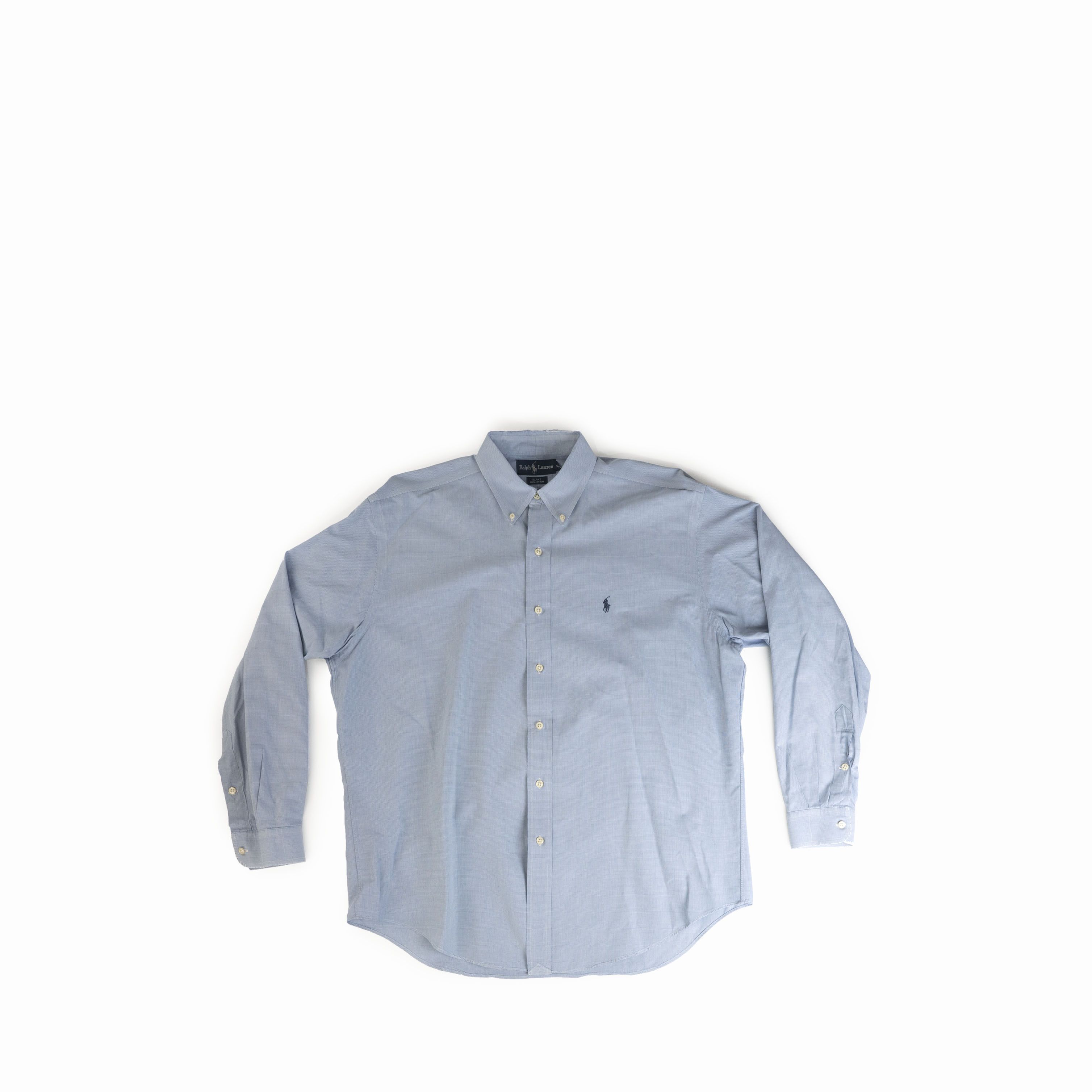 Polo Ralph Lauren Vintage 1990's Polo Ralph Lauren Distressed Button Shirt Size US L / EU 52-54 / 3 - 1 Thumbnail