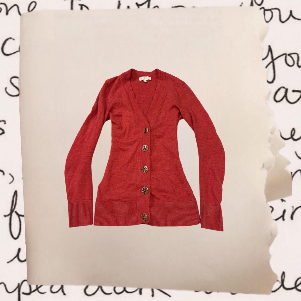 Tory Burch tory burch merino wool cardigan Size XXS / US 00 / IT 34 - 1 Thumbnail