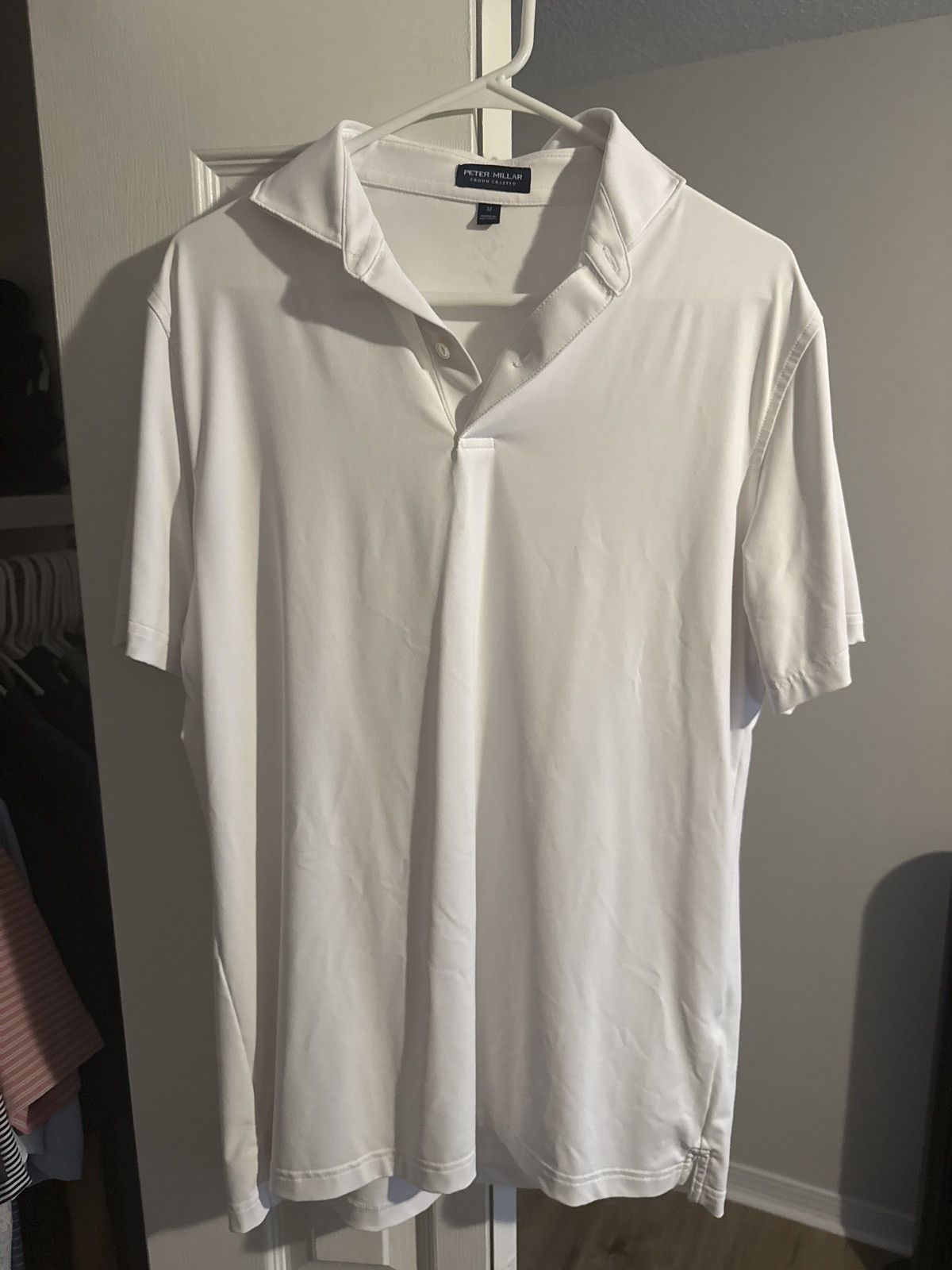 PETER MILLAR WHITE CROWN CRAFTED POLO