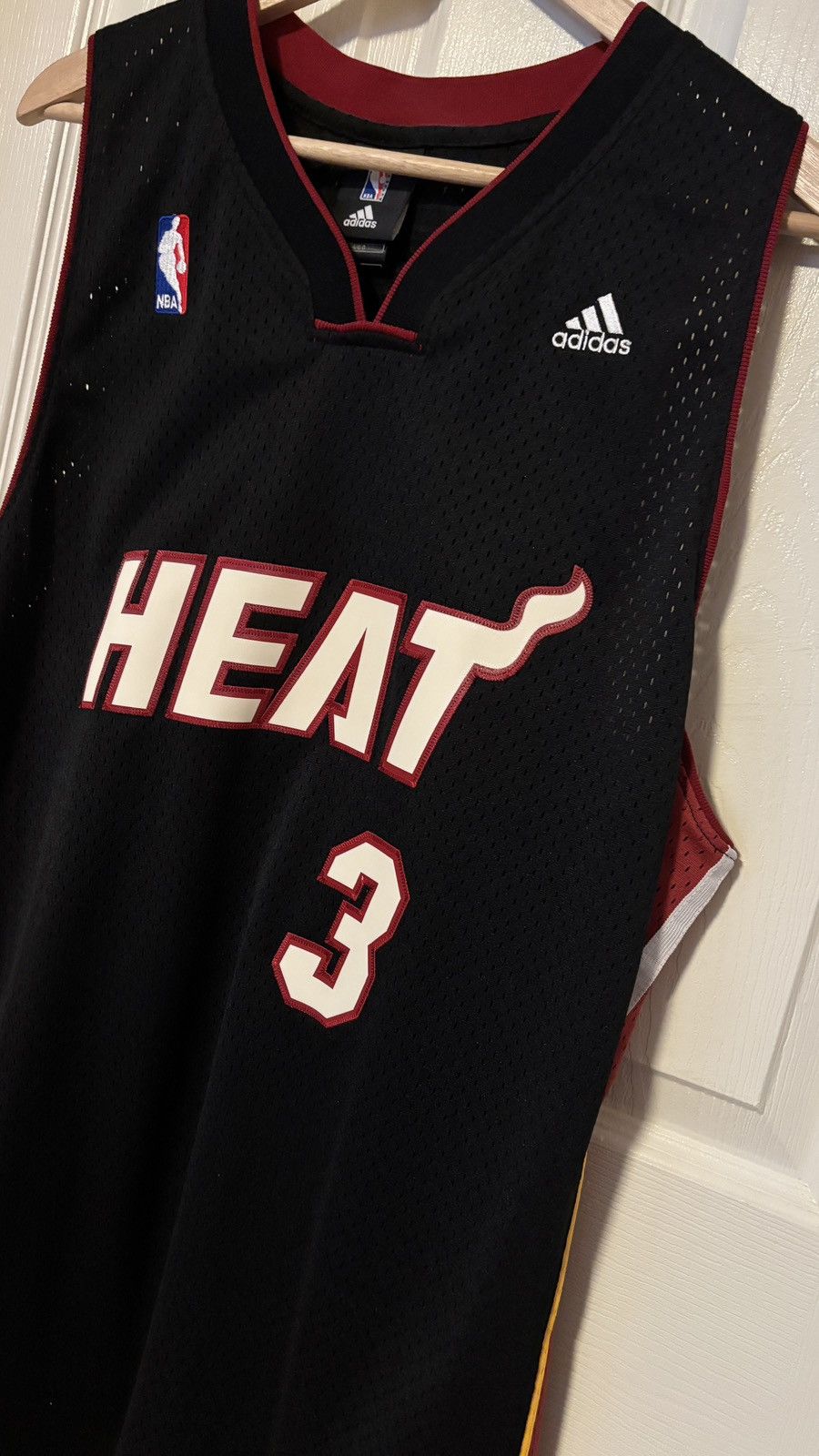 Adidas BRAND NEW D WADE MIAMI HEAT JERSEY SZ LARGE OG BLACK Size US L / EU 52-54 / 3 - 2 Thumbnail
