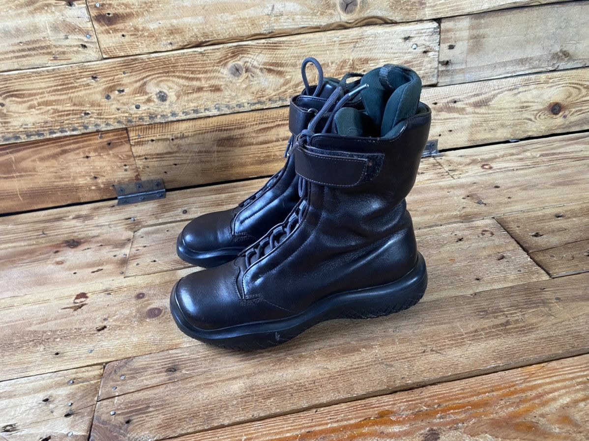 Prada Prada FW99 black vibram runway platform boots sz 36 Size US 5.5 / IT 35.5 - 12 Thumbnail