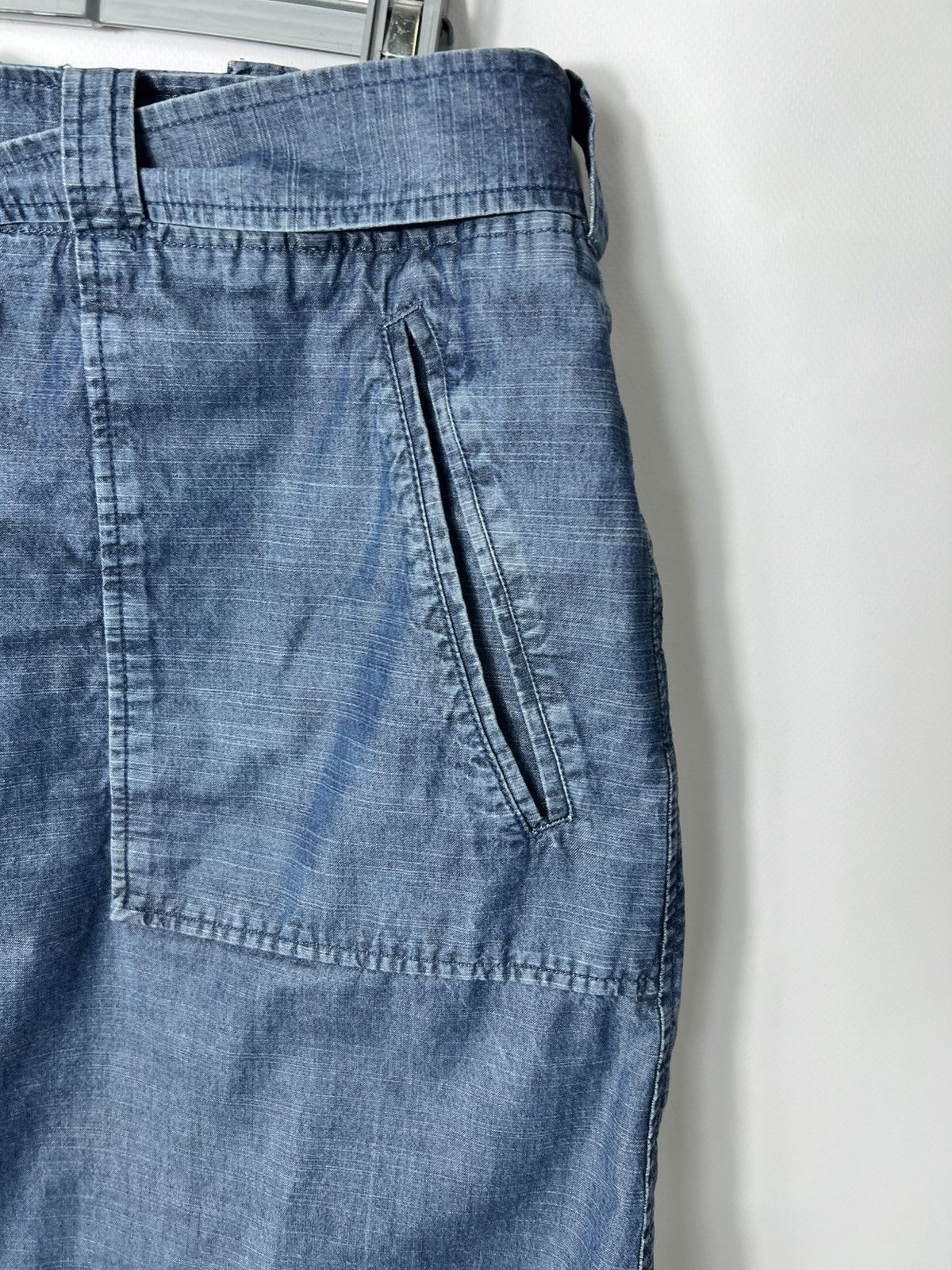 A.P.C. Vintage avant garde streetwear y2k sk8 A.P.C. Denim Skirt Size 27" / US 4 / IT 40 - 3 Thumbnail