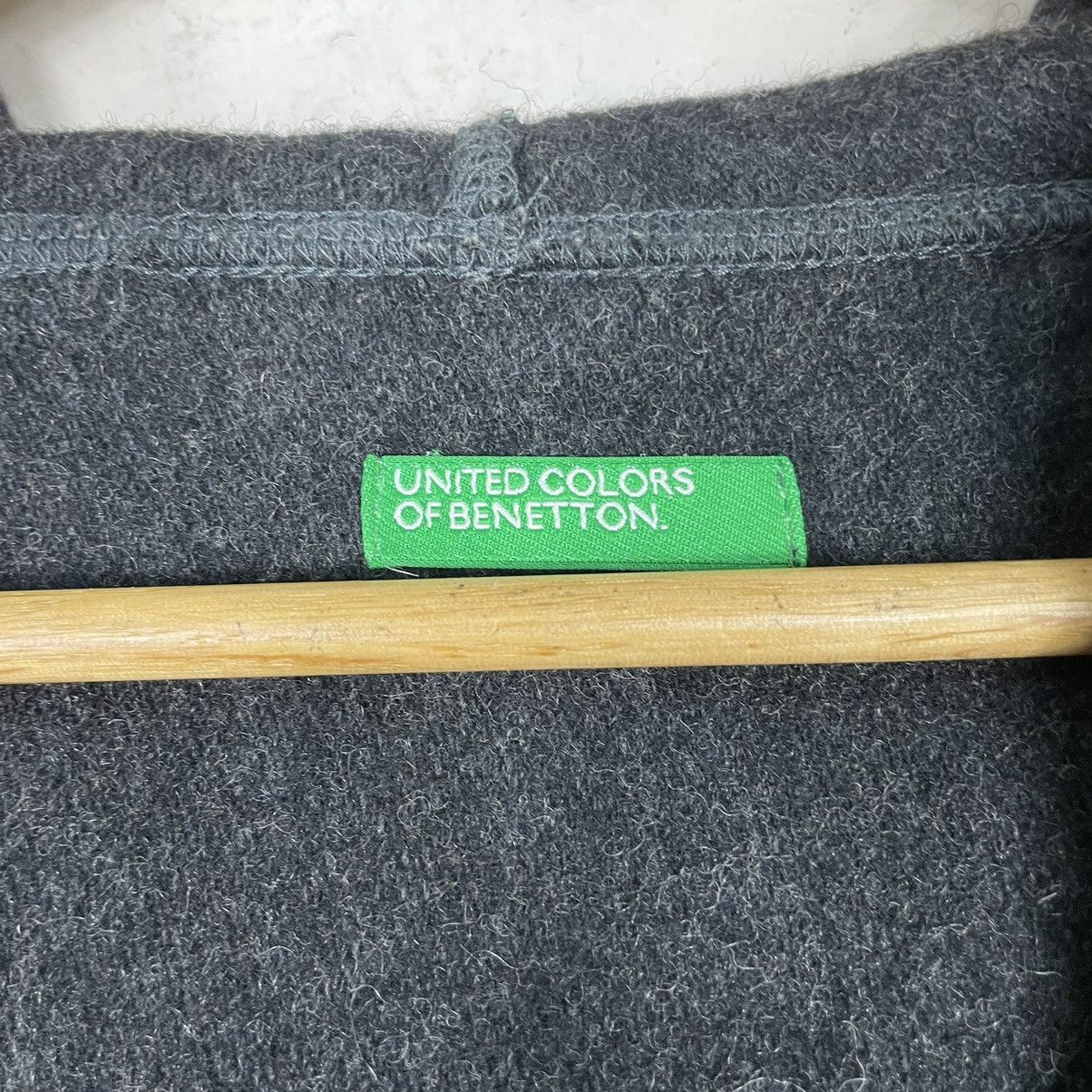Benetton × United Colors Of Benetton 💥BENETTON WOOL HOODIE LONG JACKET Size US M / EU 48-50 / 2 - 17 Thumbnail