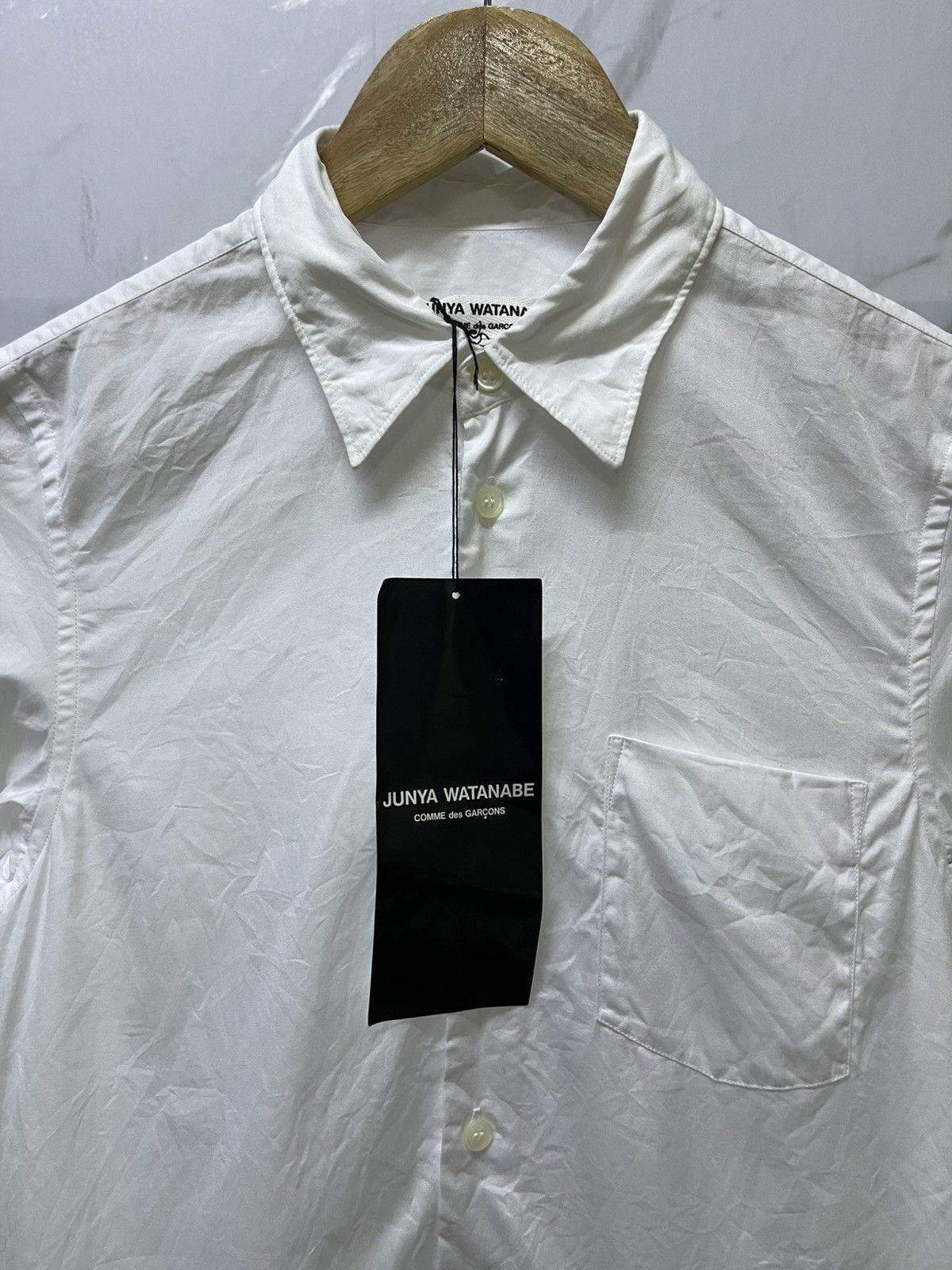 Comme des Garcons Junya watanabe x Comme des Garcons White Blouse (s) Size S / US 4 / IT 40 - 3 Thumbnail