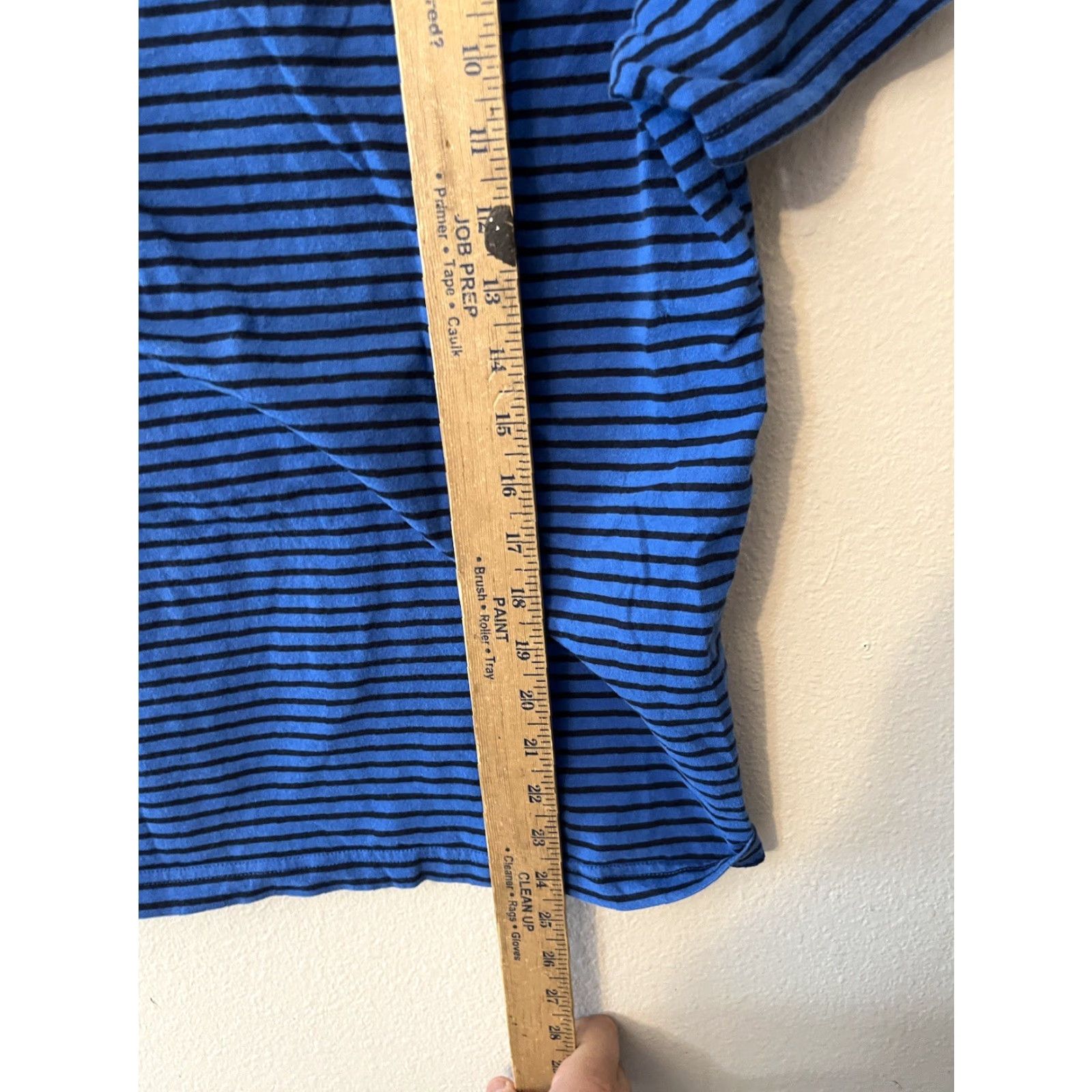 Nautica VINTAGE Nautica Men’s T-Shirt Short Sleeve Crew Neck Cotton Blue Striped All Seasons S Size US S / EU 44-46 / 1 - 4 Thumbnail