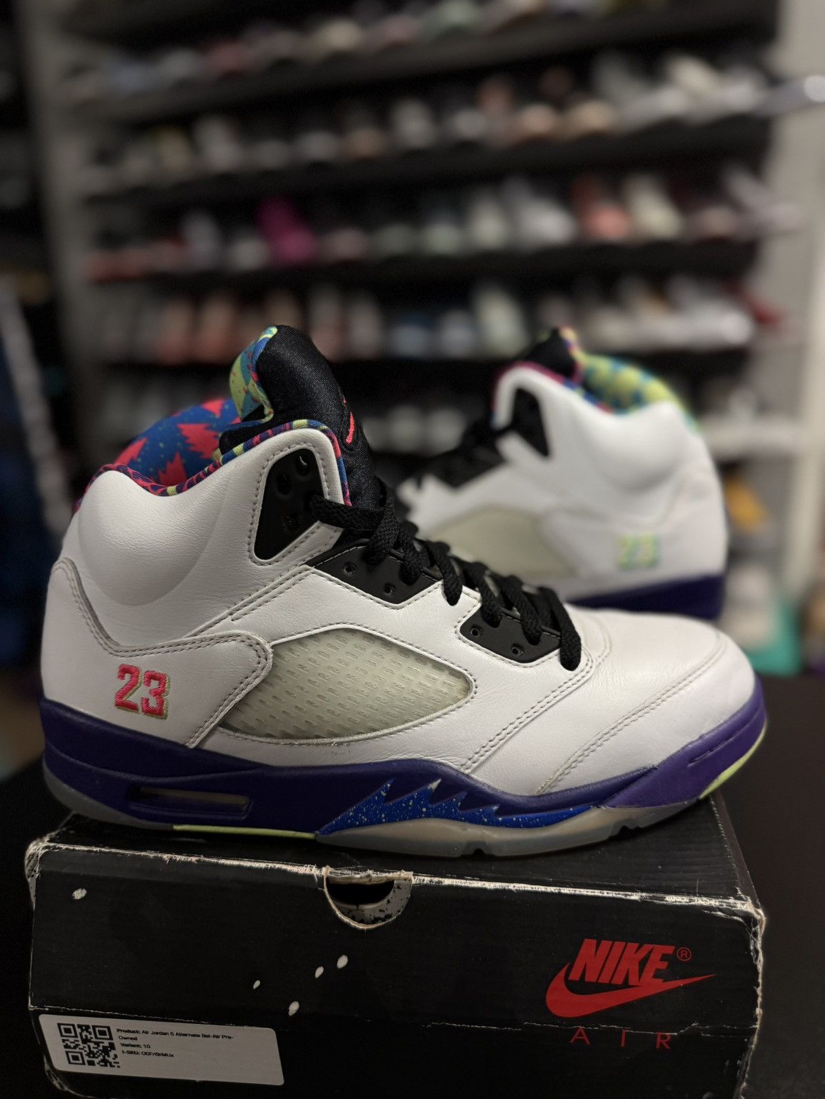 Jordan Brand × Nike Jordan 5 Retro Alternate Bel-Air Men's Size 10 🧼 Size US 10 / EU 43 - 1 Thumbnail