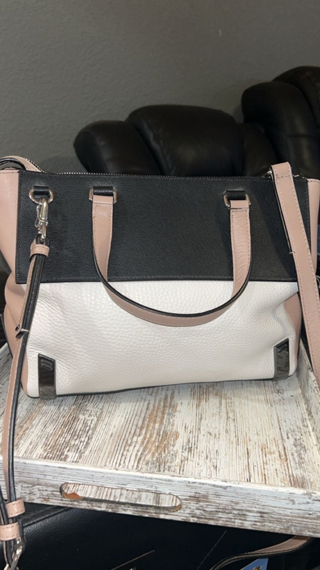 Marc Jacobs Women's Marc Jacobs Satchel One Size Black Beige Size ONE SIZE - 2 Thumbnail