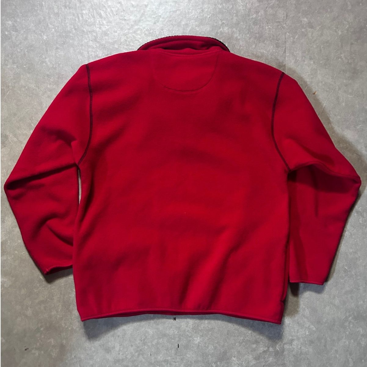 Lee 90s Vintage Ohio State Buckeyes Red Quarter Zip Up Jacket -M Size US M / EU 48-50 / 2 - 4 Thumbnail