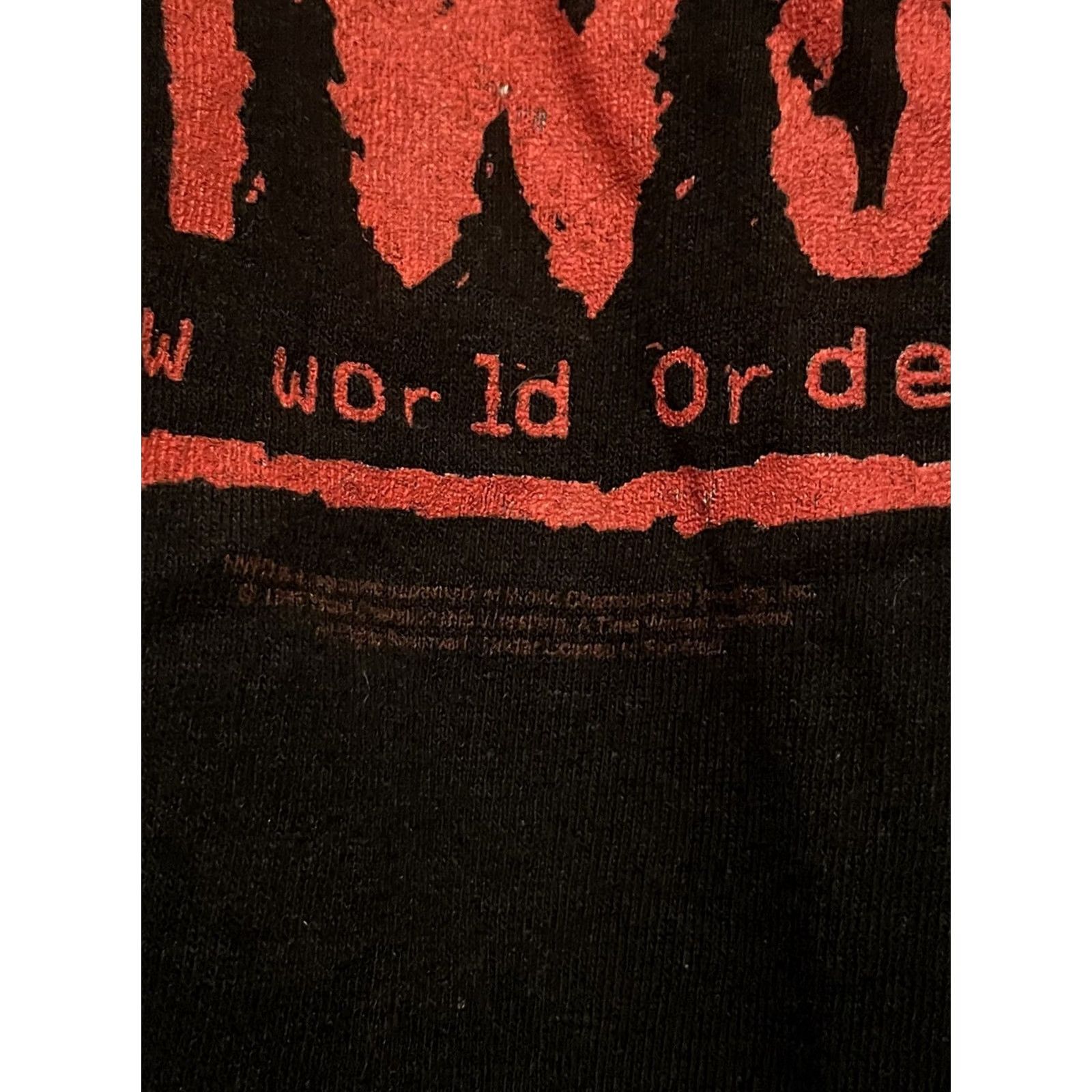 Vintage Vtg 98 Kevin Nash Leader Of The Pac New World Order Wrestling L T-Shirt WCW Men Large Black Cotton Logo Crew Neck Short Sleeve Vintage Size US L / EU 52-54 / 3 - 3 Thumbnail