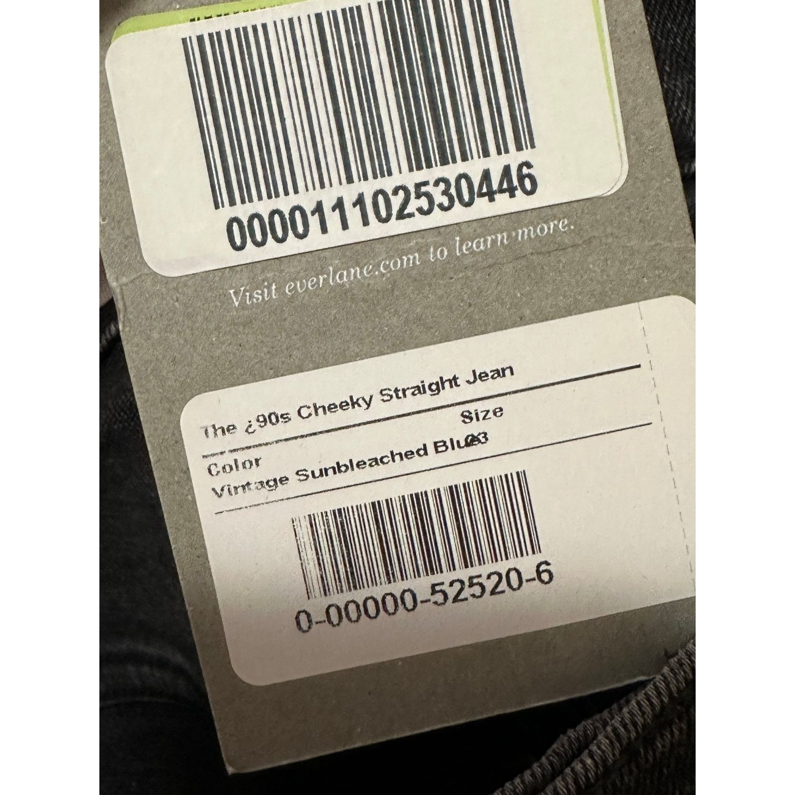 Everlane Everlane The Cheeky black straight leg jeans size 23 - 00 Size 24" / US 00 / IT 34 - 6 Thumbnail