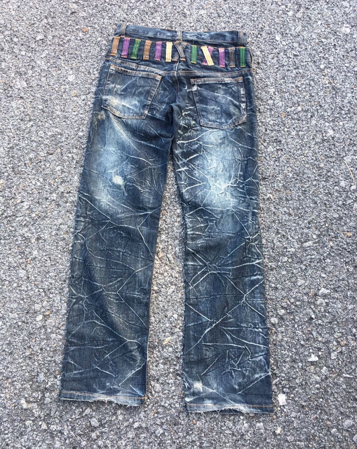 Hysteric Glamour × If Six Was Nine × Japanese Brand Flare💥 Double Waist Style Distressed Rusty Jeans Size US 32 / EU 48 - 2 Thumbnail