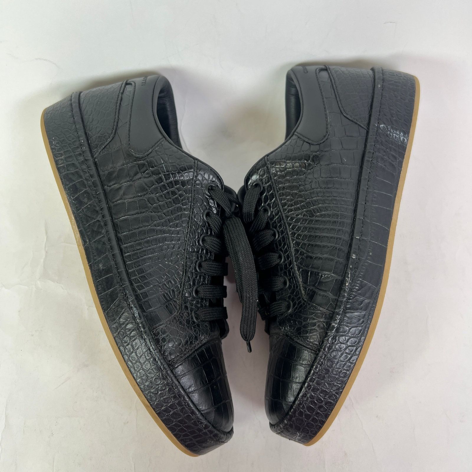 Giuseppe Zanotti Giuseppe Zanotti Embossed Crocodile GZ-City Sneaker Size US 8 / EU 41 - 4 Thumbnail