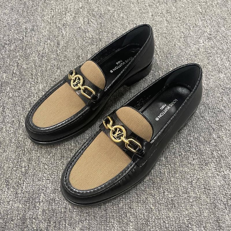 Louis Vuitton Louis Vuitton Casual Loafers in Brown and Black 0079 Size US 6 / IT 36 - 1 Thumbnail