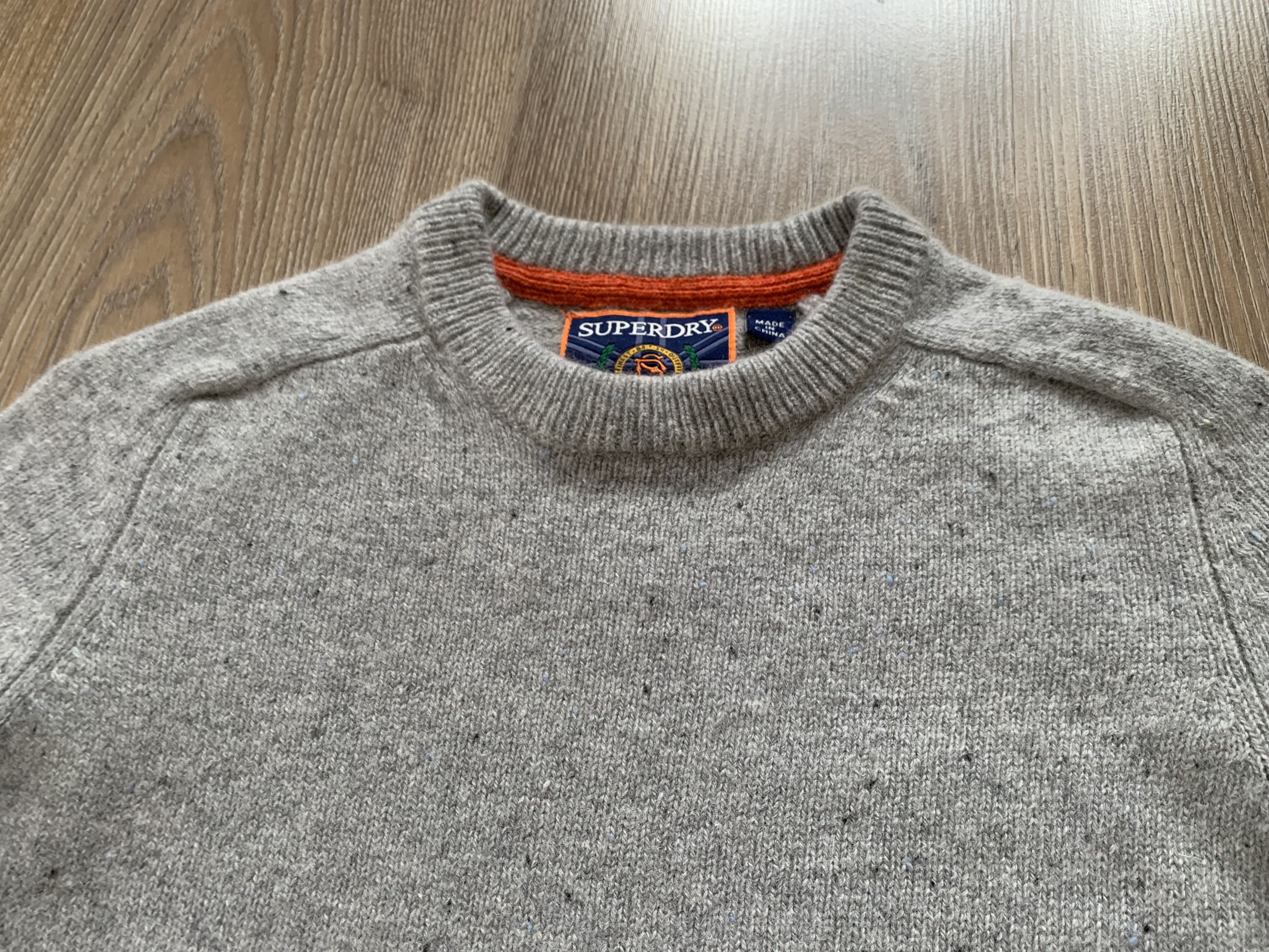 Japanese Brand × Superdry Superdry Grey Wool Sweater Size US XS / EU 42 / 0 - 4 Thumbnail