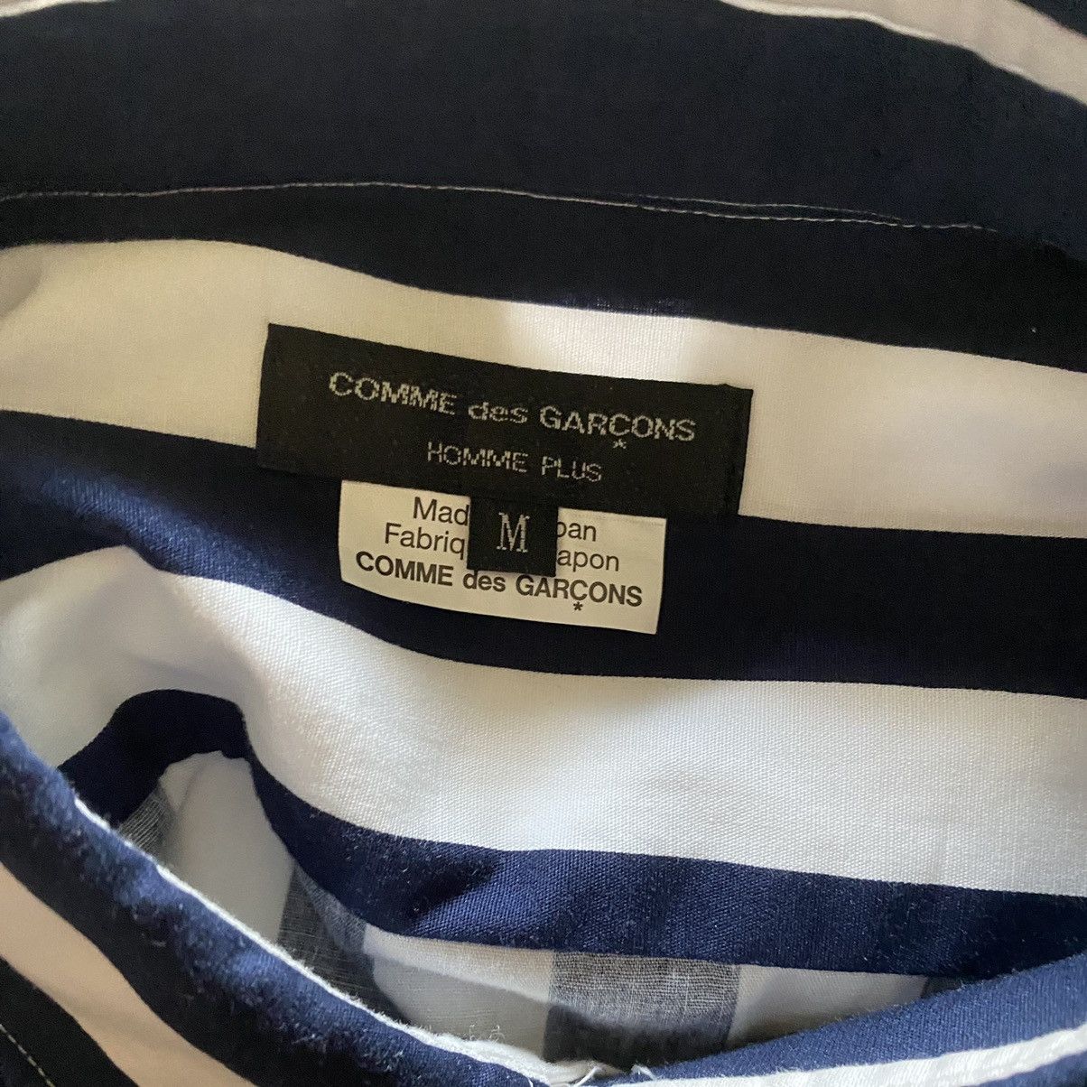 Comme des Garcons SS16 Blue/White Stripe Shirt Size US M / EU 48-50 / 2 - 7 Thumbnail