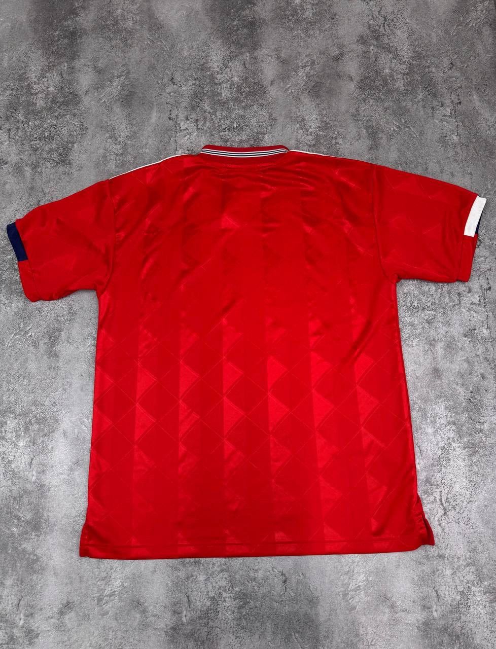 Other Score Draw England 1989 Away Retro FootballJersey Red Size L Size US L / EU 52-54 / 3 - 6 Thumbnail
