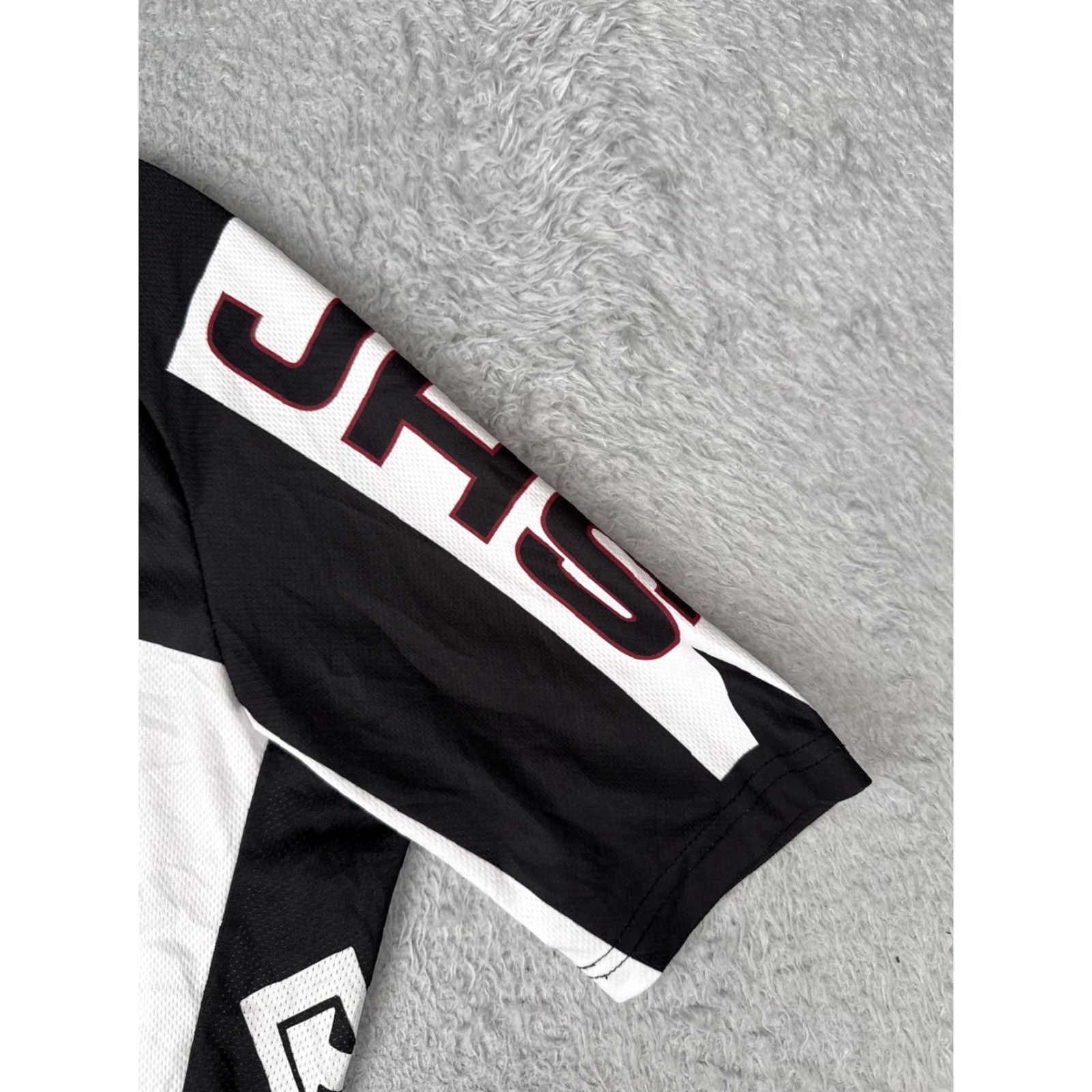 Jordan Brand Jordan Cycling Jersey Mens Medium Black White Full Zip Short Sleeve Salty Cycles Size US M / EU 48-50 / 2 - 2 Thumbnail