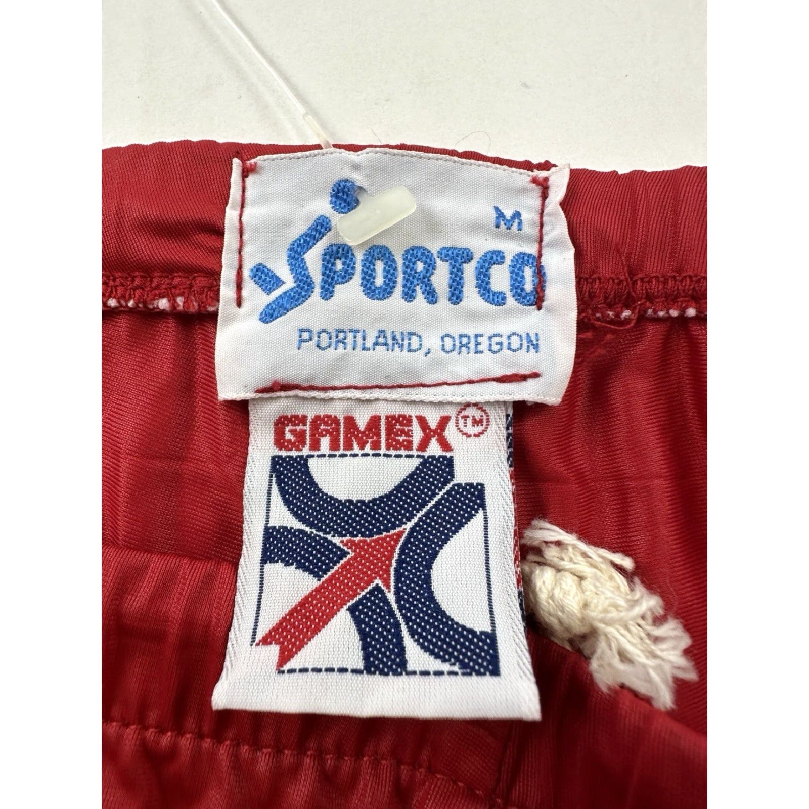 Vintage VINTAGE Sportco Portland Marathon Windbreaker Pants Mens M Red Athletic Running Jogging Walking US Made Size US 31 - 4 Thumbnail
