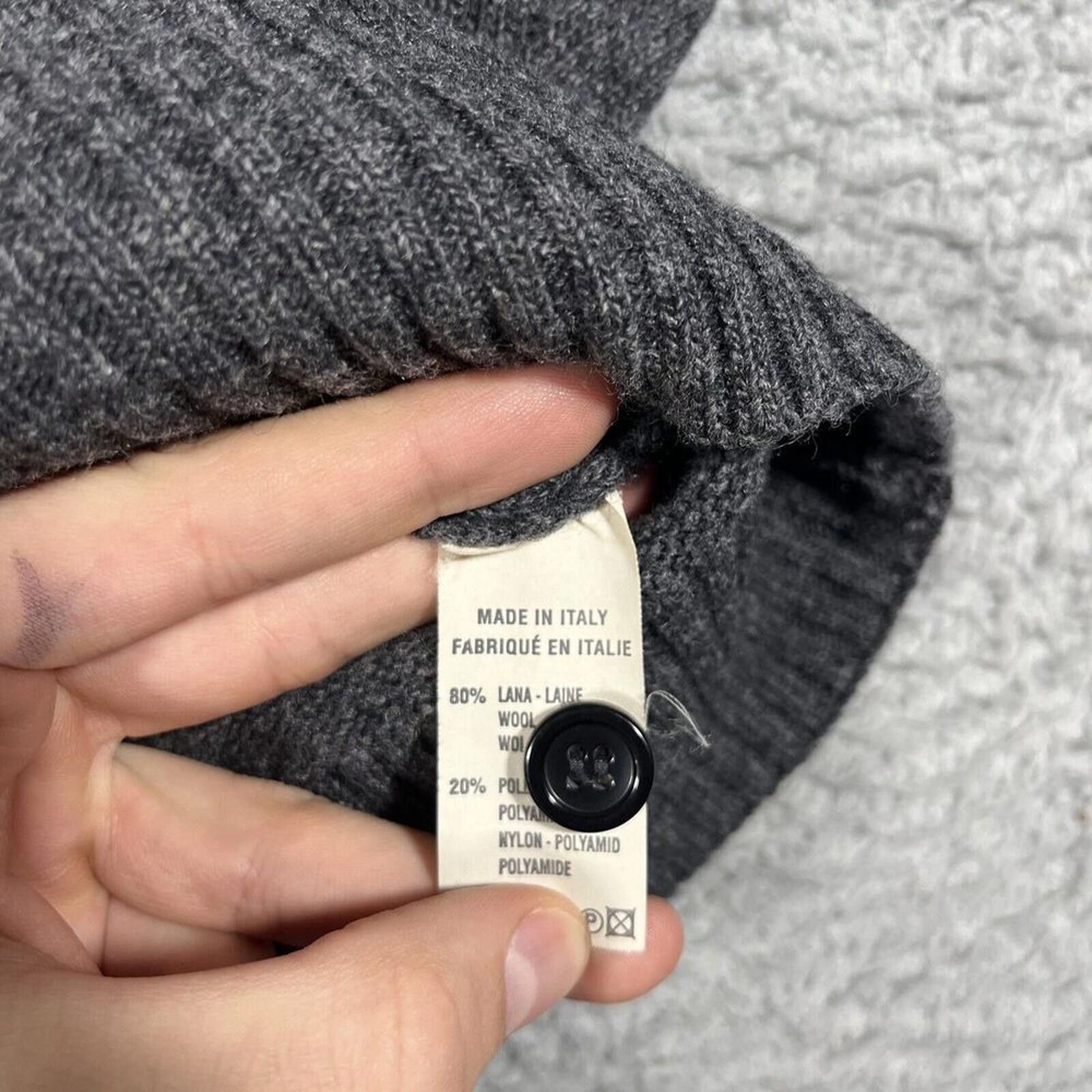 Other Emile Lafaurie Grey Wool Knit Henley Sweater Men's Medium Size US M / EU 48-50 / 2 - 3 Thumbnail