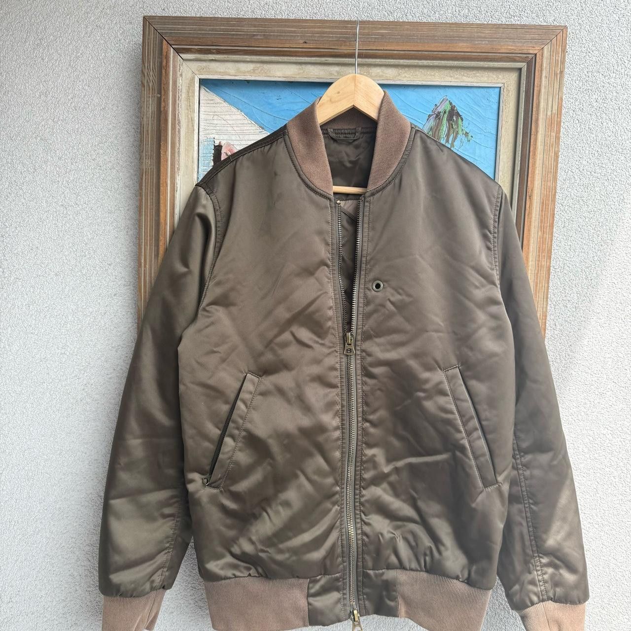 Acne Studios Acne Studios Bomber Jacket Olive Khaki Size US L / EU 52-54 / 3 - 2 Thumbnail