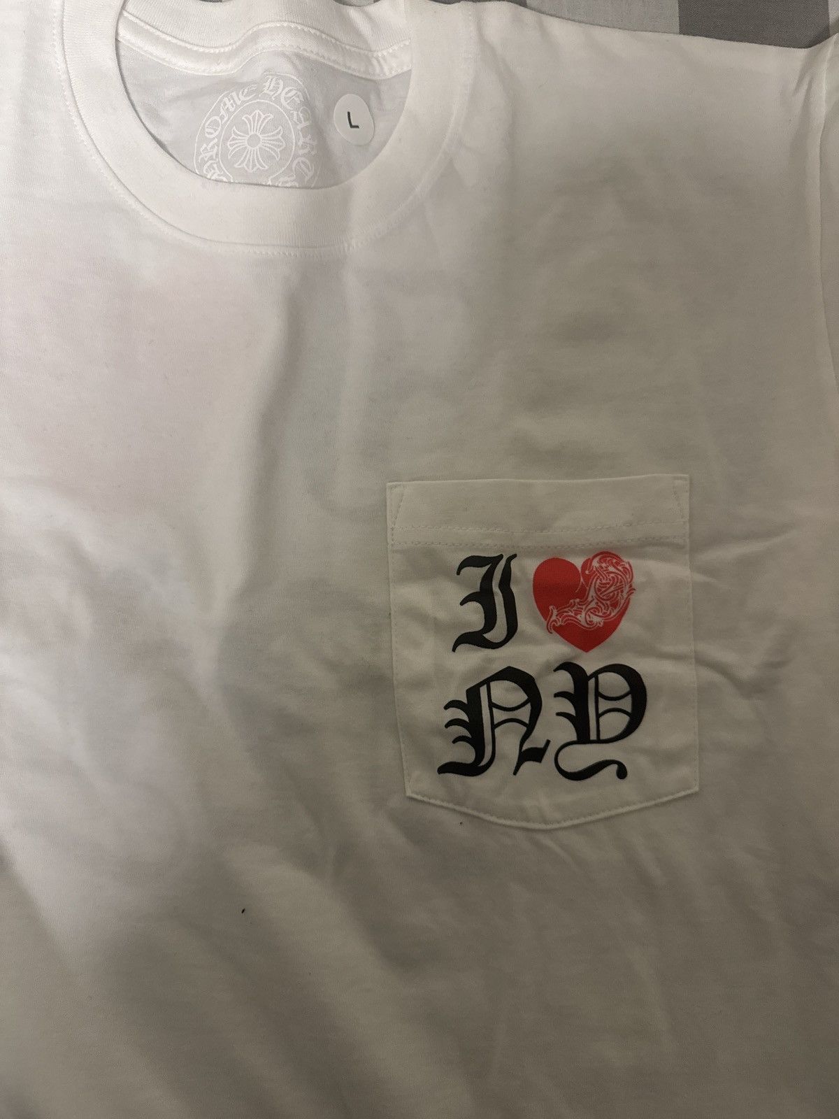 Chrome Hearts Chrome Hearts I heart NY long sleeve tee Size US L / EU 52-54 / 3 - 5 Thumbnail