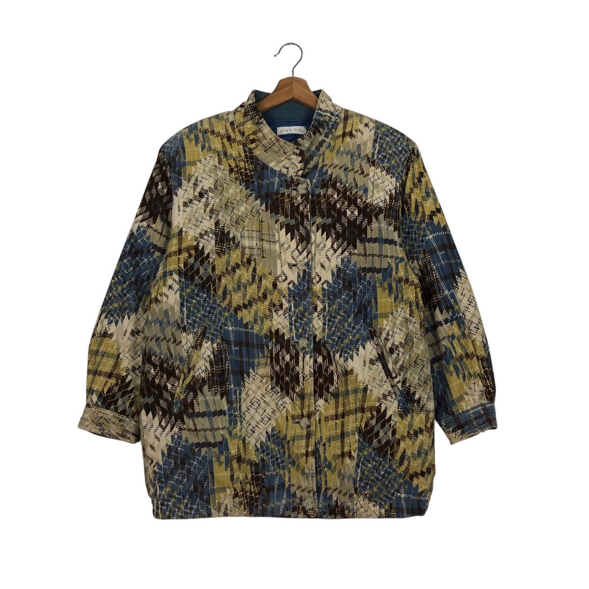Japanese Brand × Vintage Vintage Button Chore Jacket Simple Life Tartan Issey Miyake Size US M / EU 48-50 / 2 - 2 Thumbnail