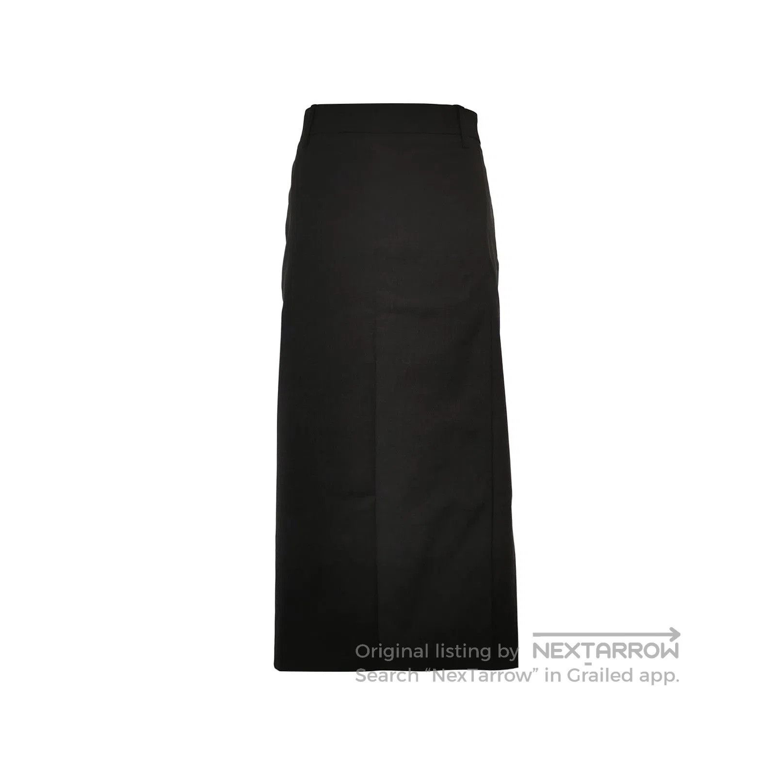 Prada Prada Black Wool Midi Skirt in XXS Size . Size 22" - 1 Thumbnail