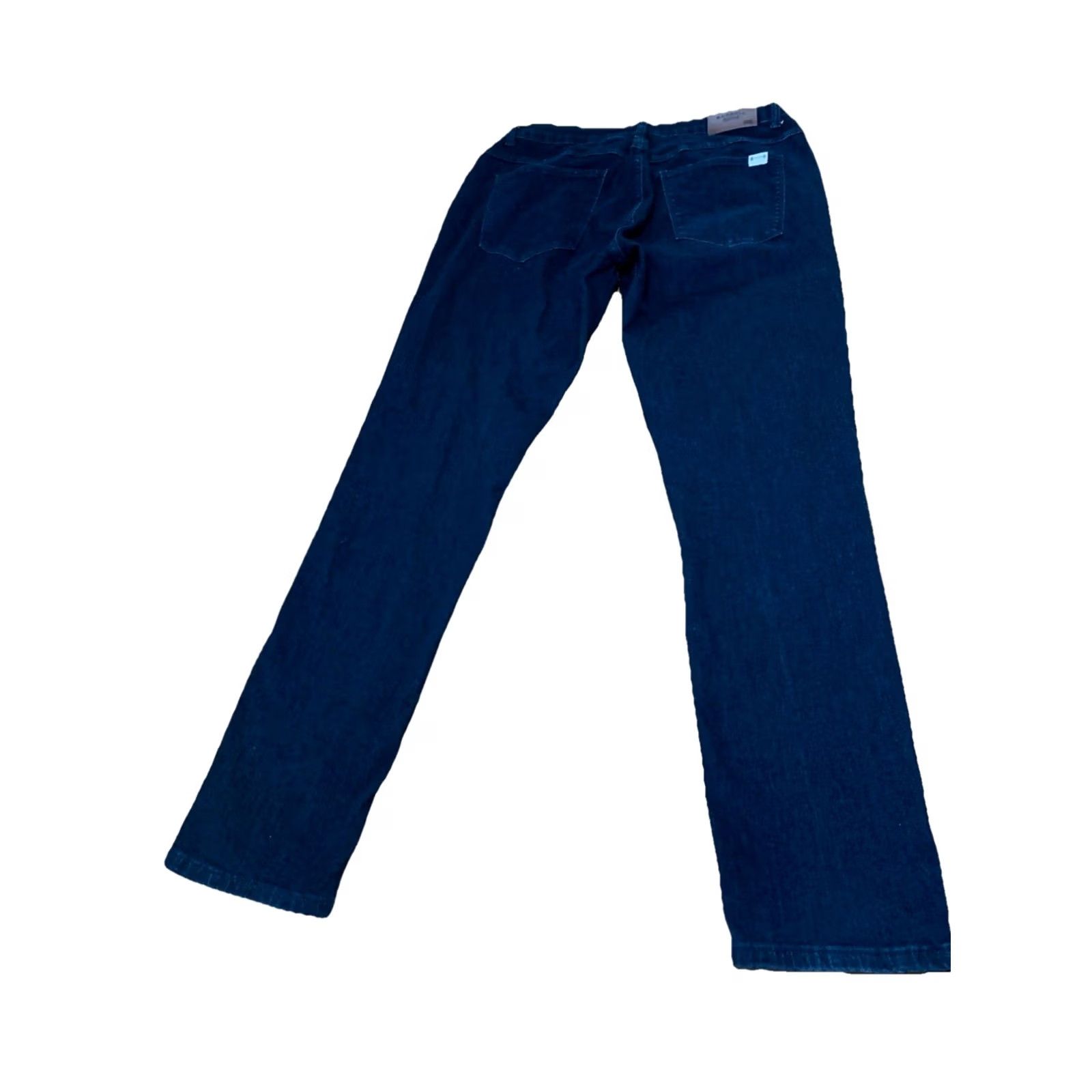 Vintage Barbell Jeans Dark Wash Slim Denim Blue 36 Men’s 12521 Regular Slim Straight Pockets Stretch Cotton Blend Barbell Size US 36 / EU 52 - 7 Thumbnail
