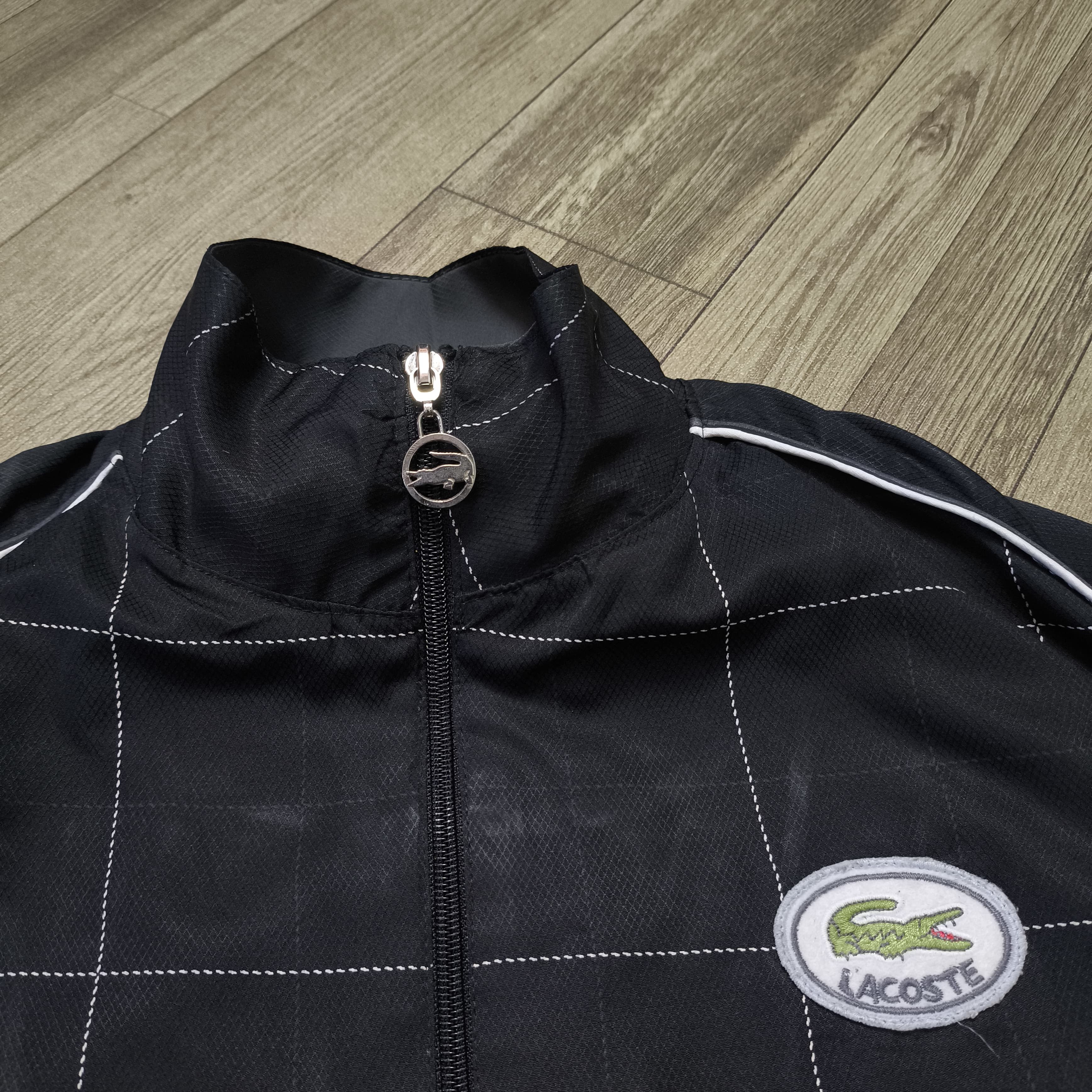 Lacoste Vintage Lacoste Pin Stripe Track Jacket Size US M / EU 48-50 / 2 - 4 Thumbnail